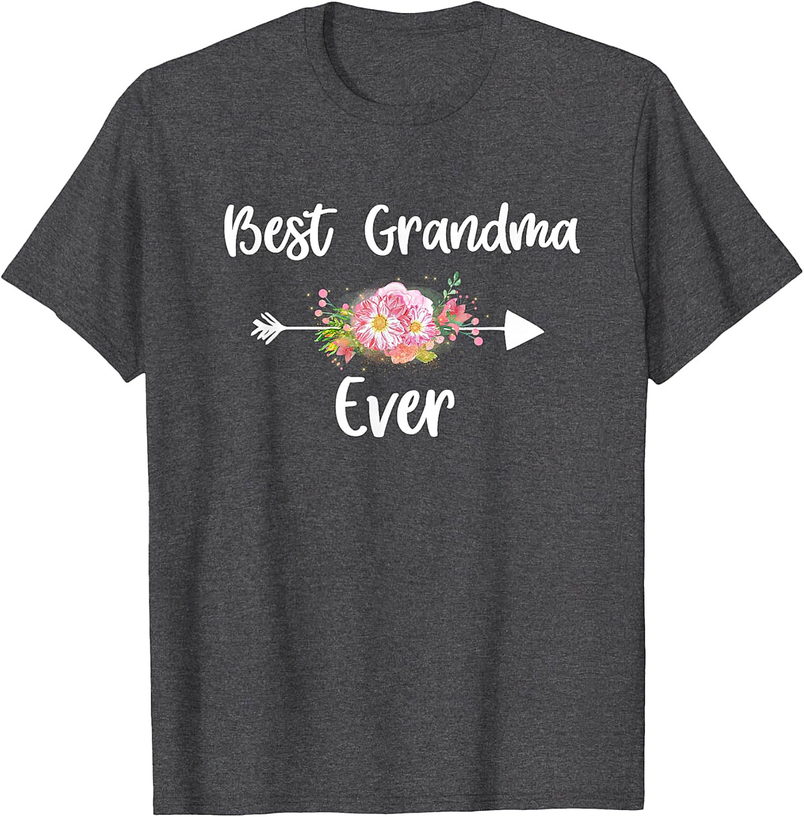 Best Grandma Ever T-shirt | Floral Graphic Tee Gift