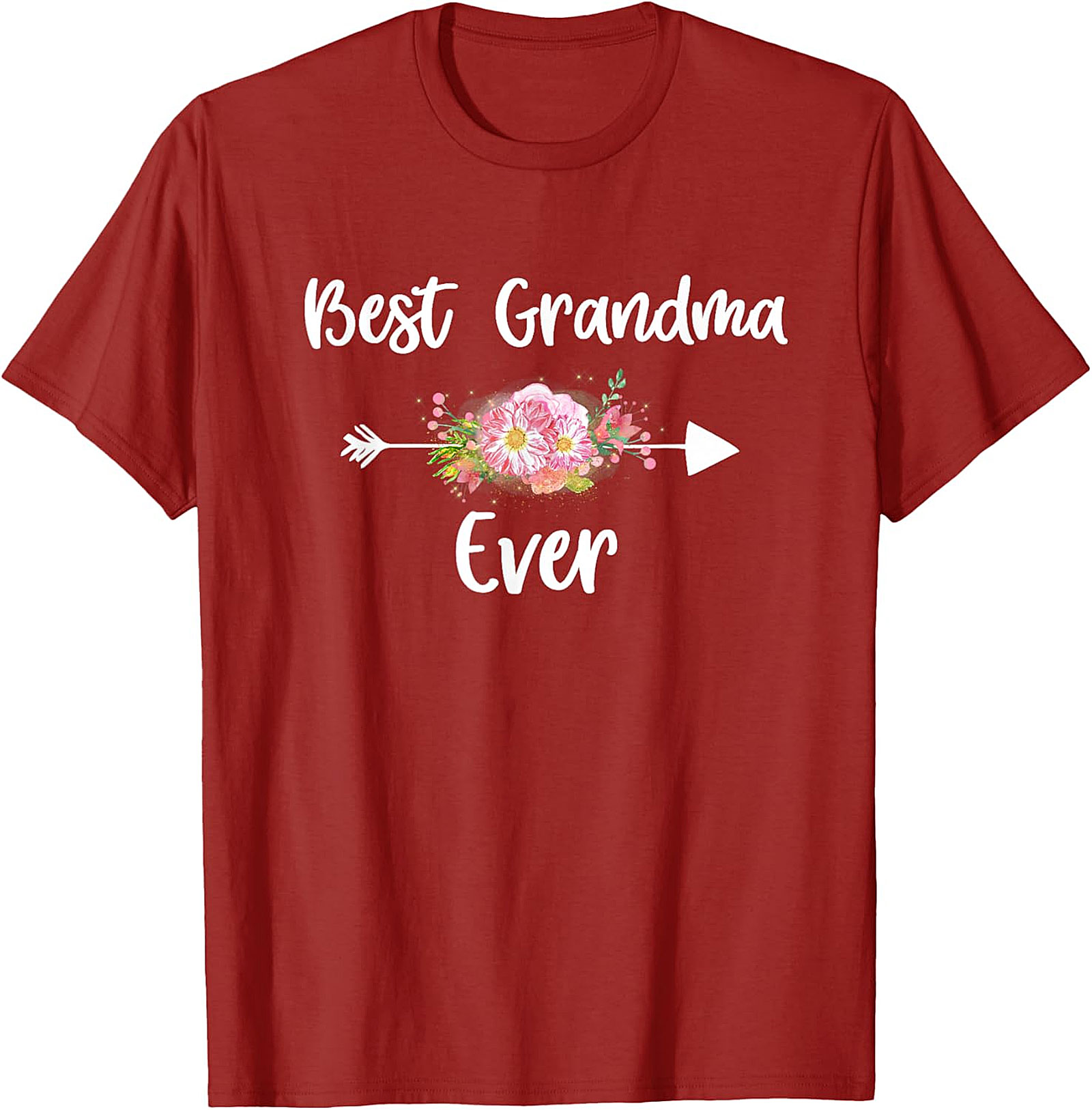 Best Grandma Ever T-shirt | Floral Graphic Tee Gift