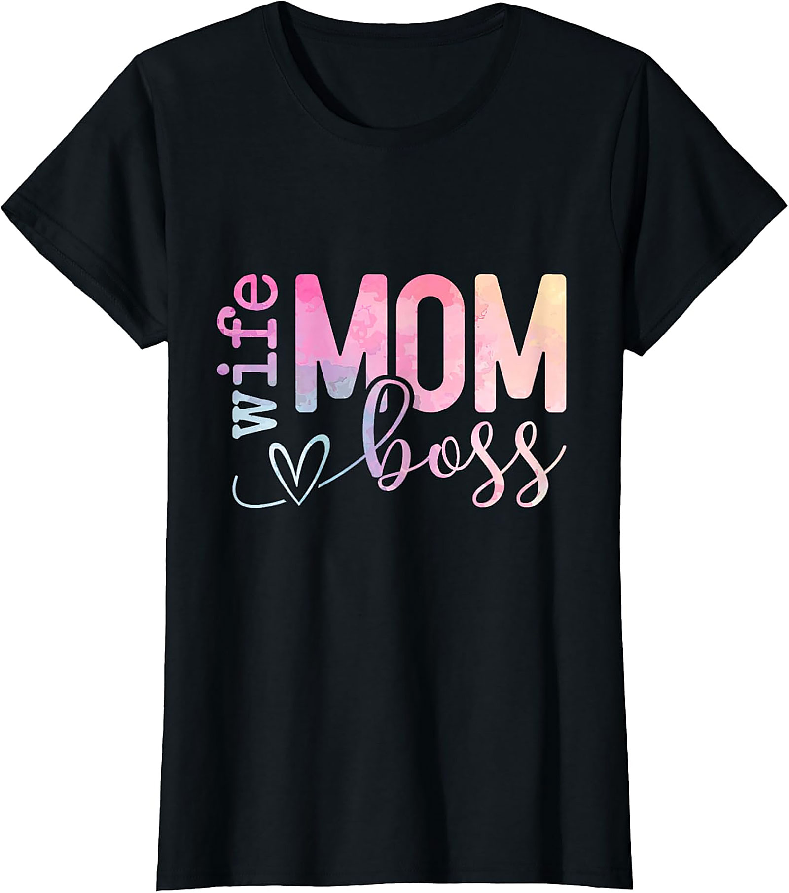 Wife Mom Boss T-shirt | Empowering Women's Graphic Tee