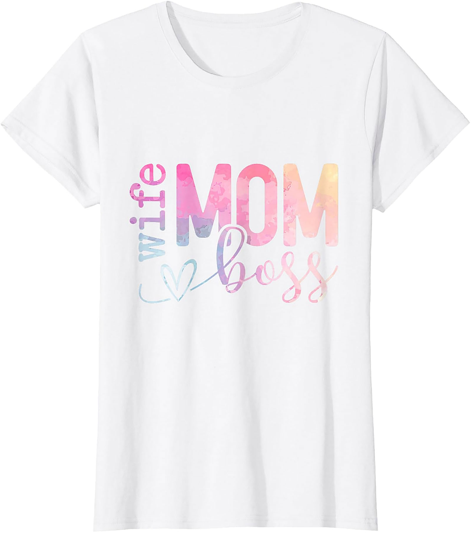 Wife Mom Boss T-shirt | Empowering Women's Graphic Tee