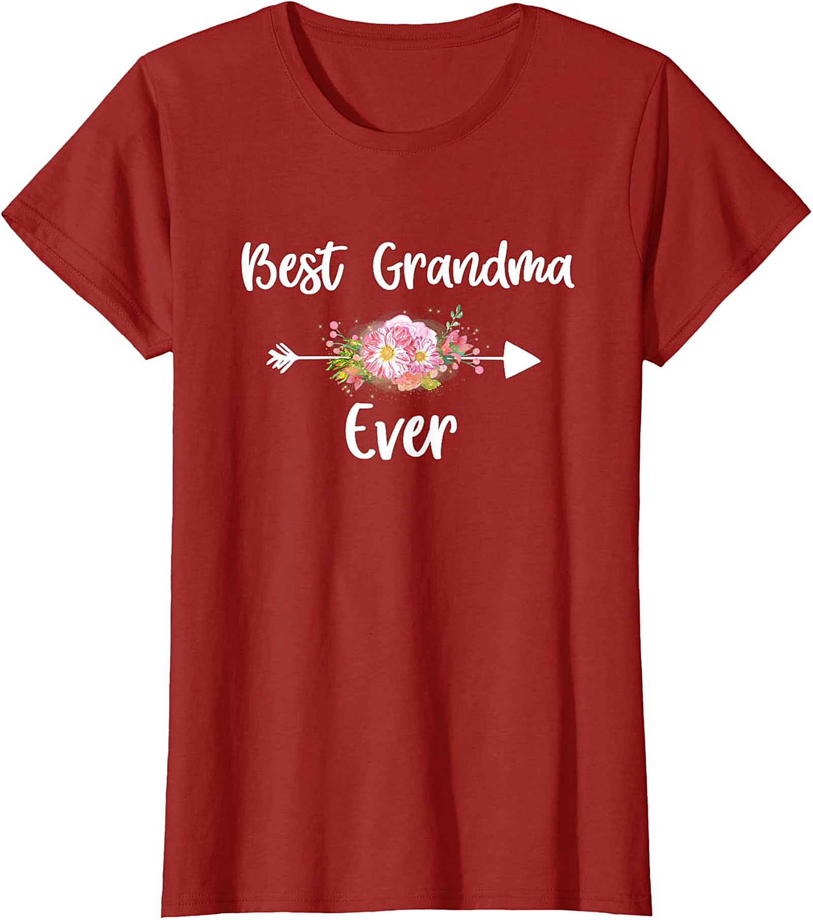 Best Grandma Ever T-shirt | Floral Graphic Tee Gift