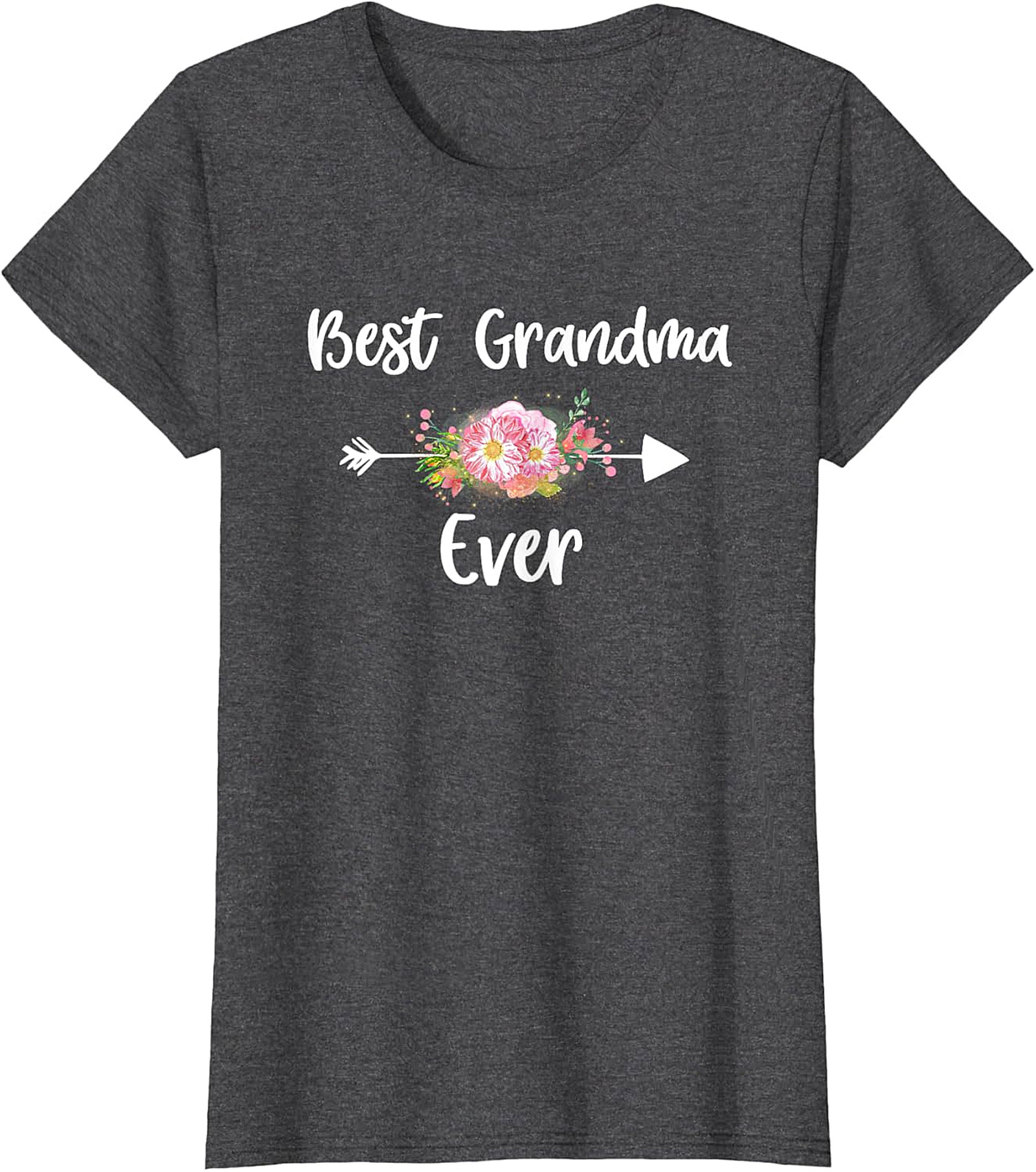 Best Grandma Ever T-shirt | Floral Graphic Tee Gift