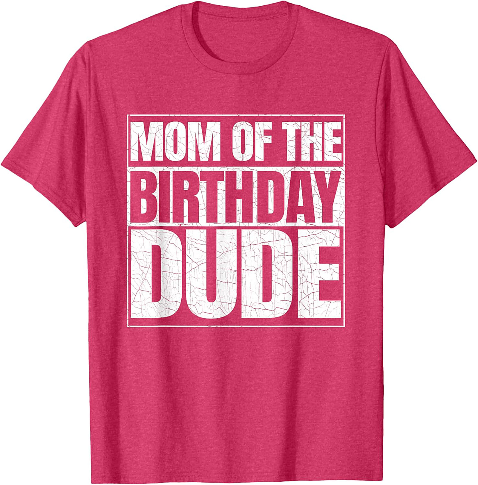  Mom of the Birthday Dude T-shirt Fun Mom Birthday Tee