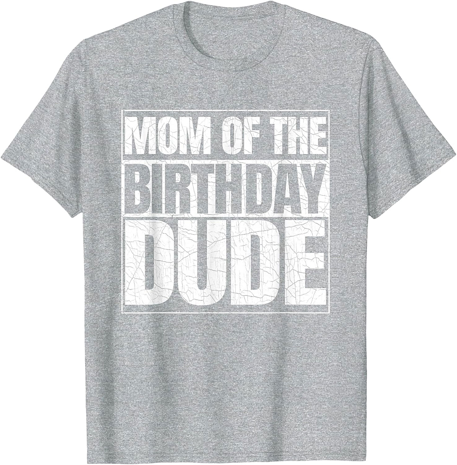  Mom of the Birthday Dude T-shirt Fun Mom Birthday Tee