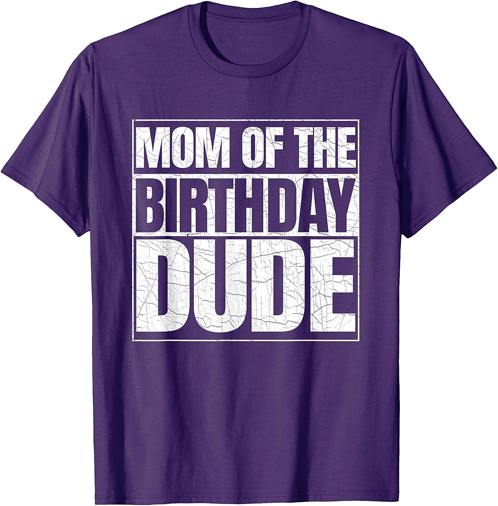  Mom of the Birthday Dude T-shirt Fun Mom Birthday Tee