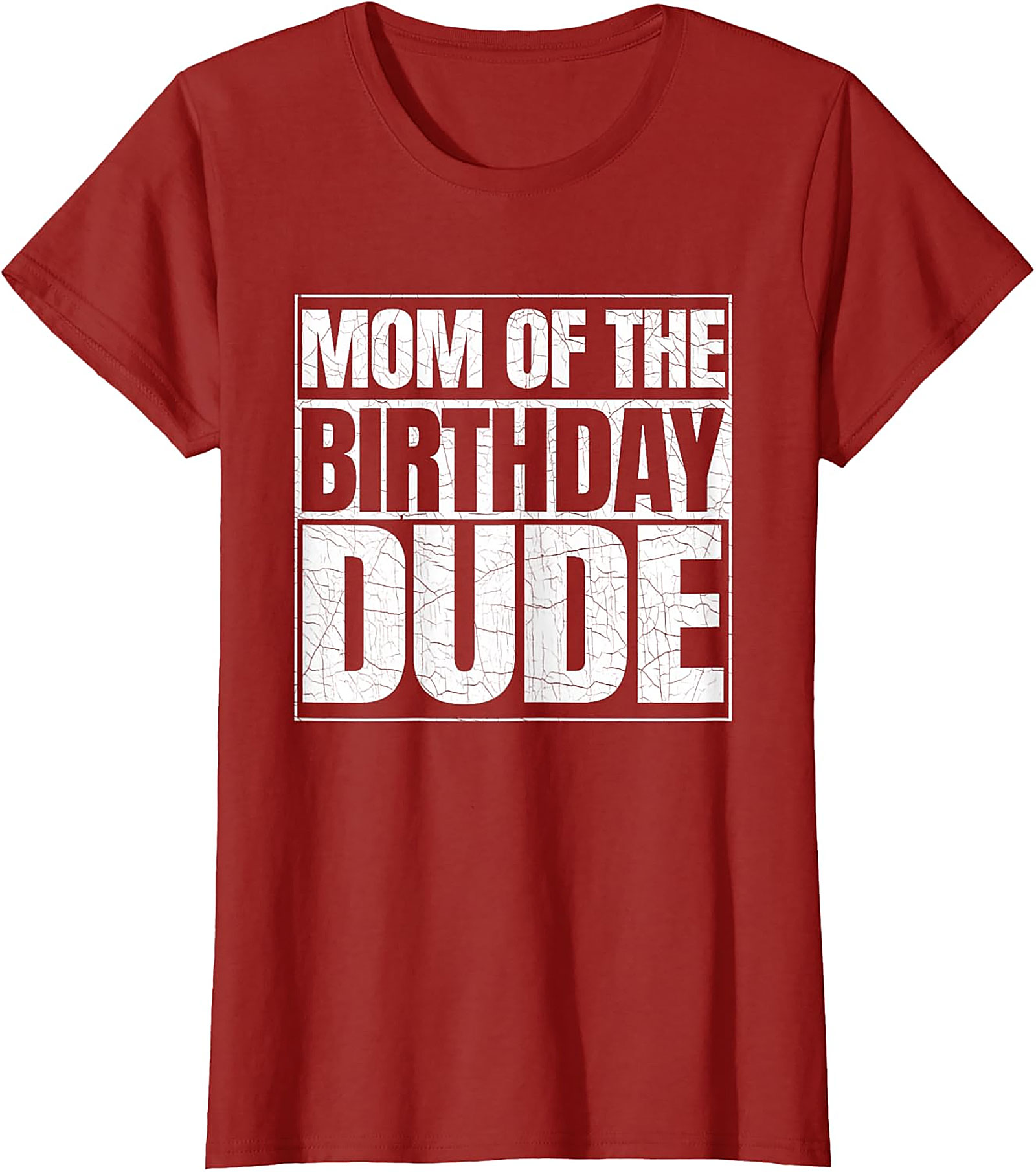  Mom of the Birthday Dude T-shirt Fun Mom Birthday Tee