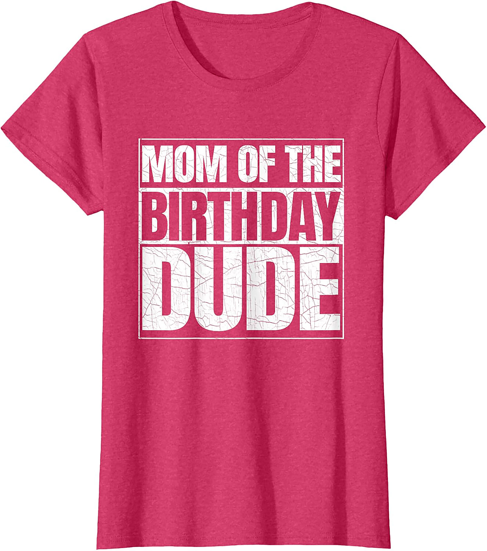  Mom of the Birthday Dude T-shirt Fun Mom Birthday Tee