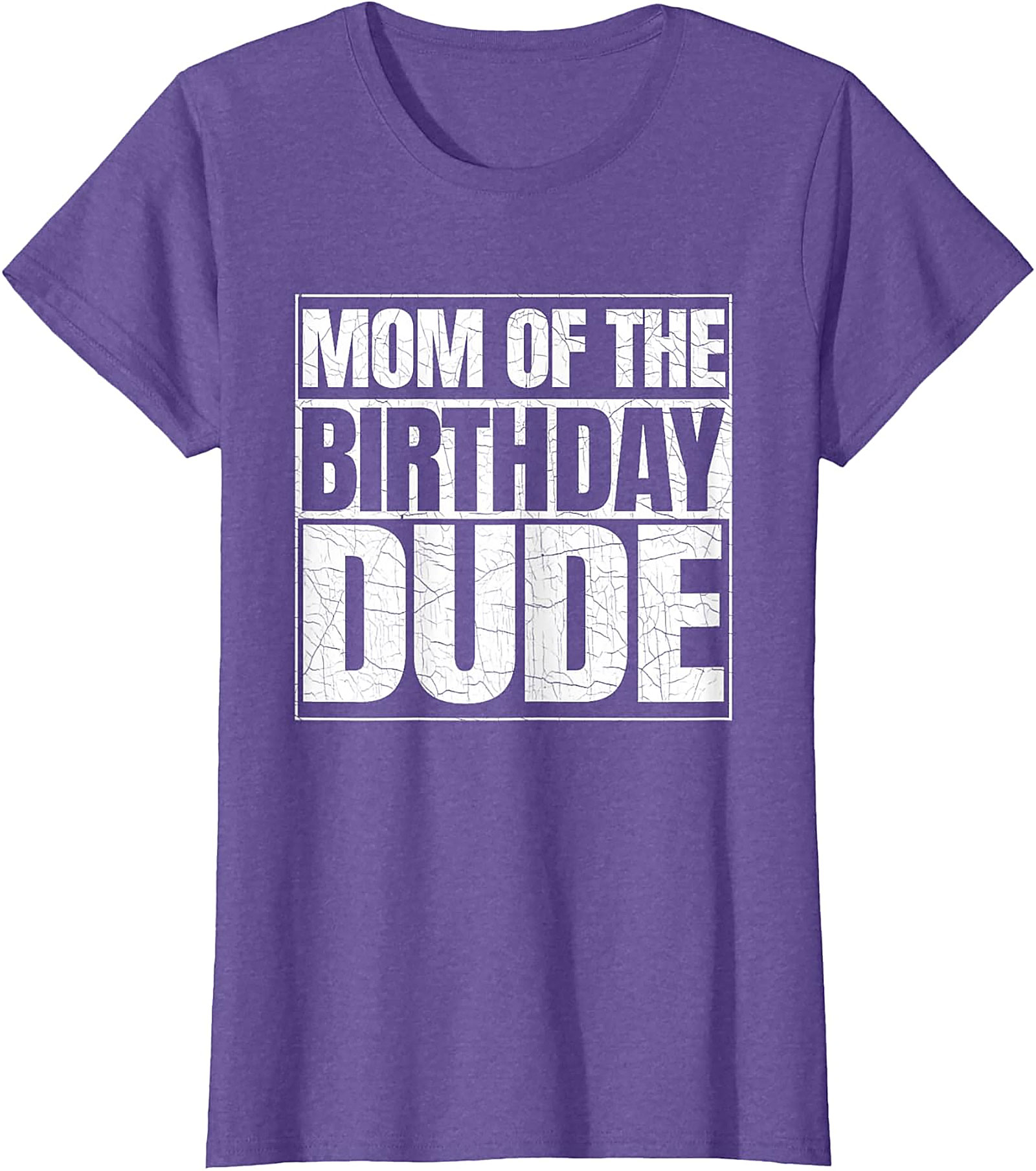  Mom of the Birthday Dude T-shirt Fun Mom Birthday Tee