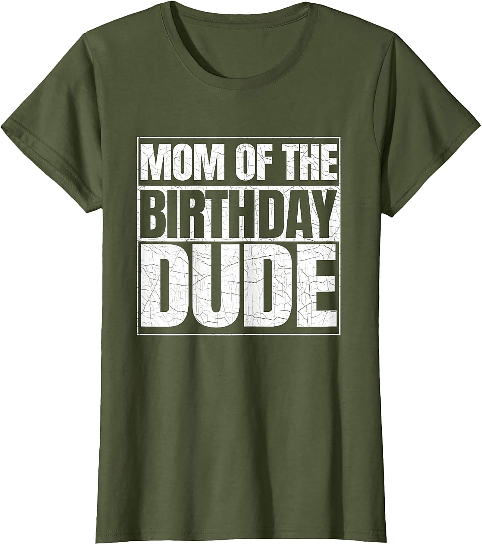  Mom of the Birthday Dude T-shirt Fun Mom Birthday Tee