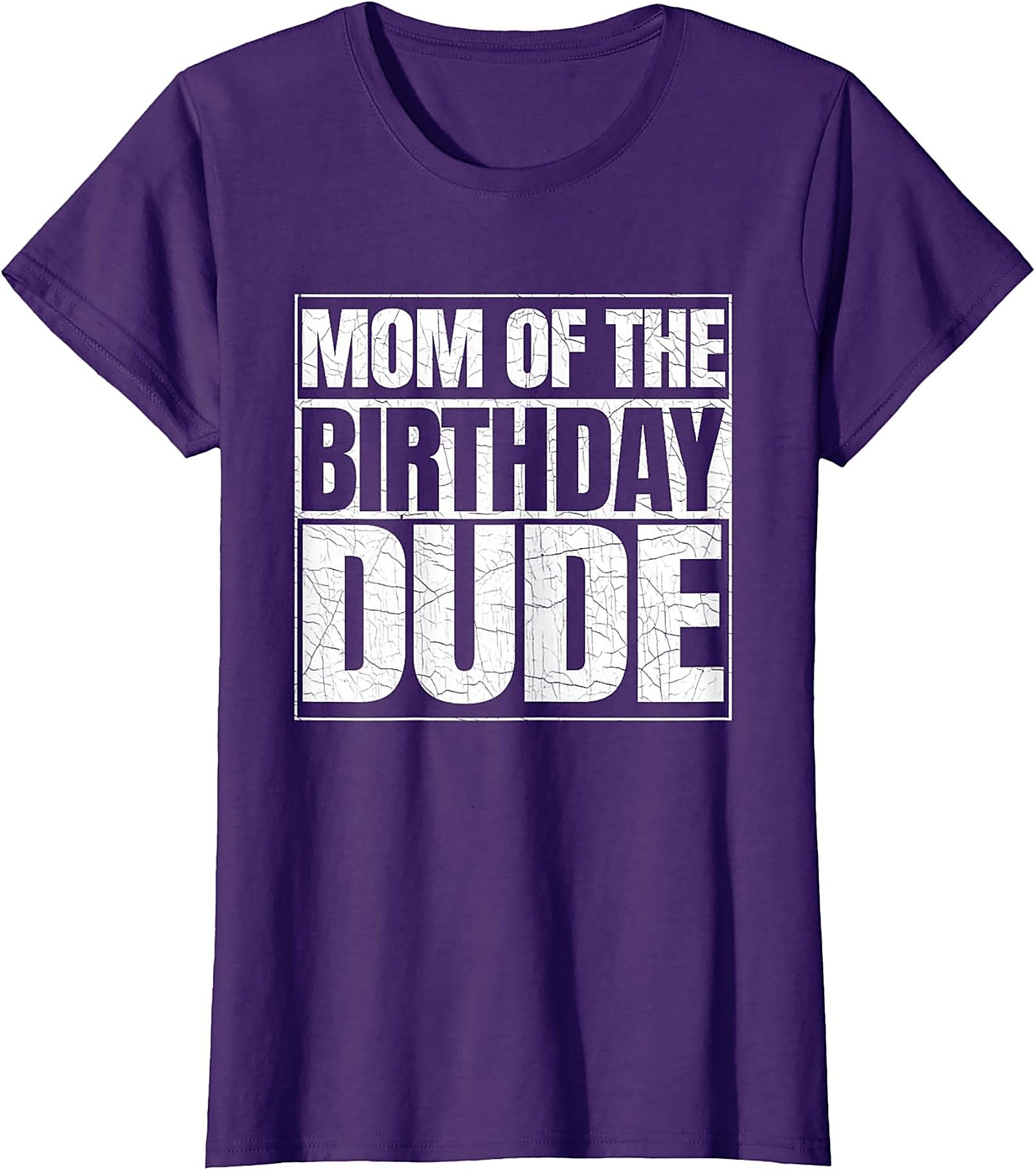  Mom of the Birthday Dude T-shirt Fun Mom Birthday Tee