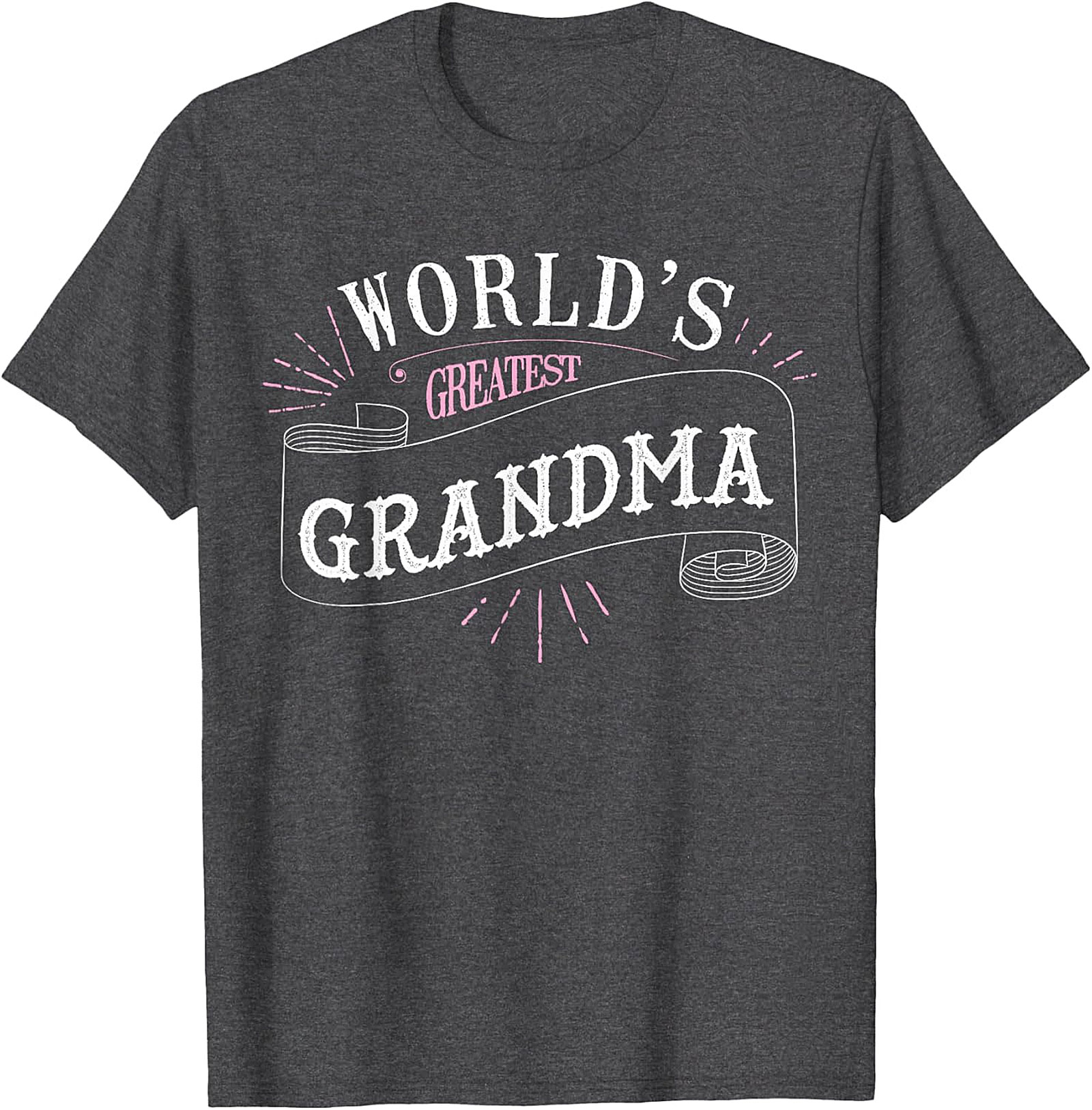 World's Greatest Grandma T-Shirt - Cute Ribbon Graphic Tee