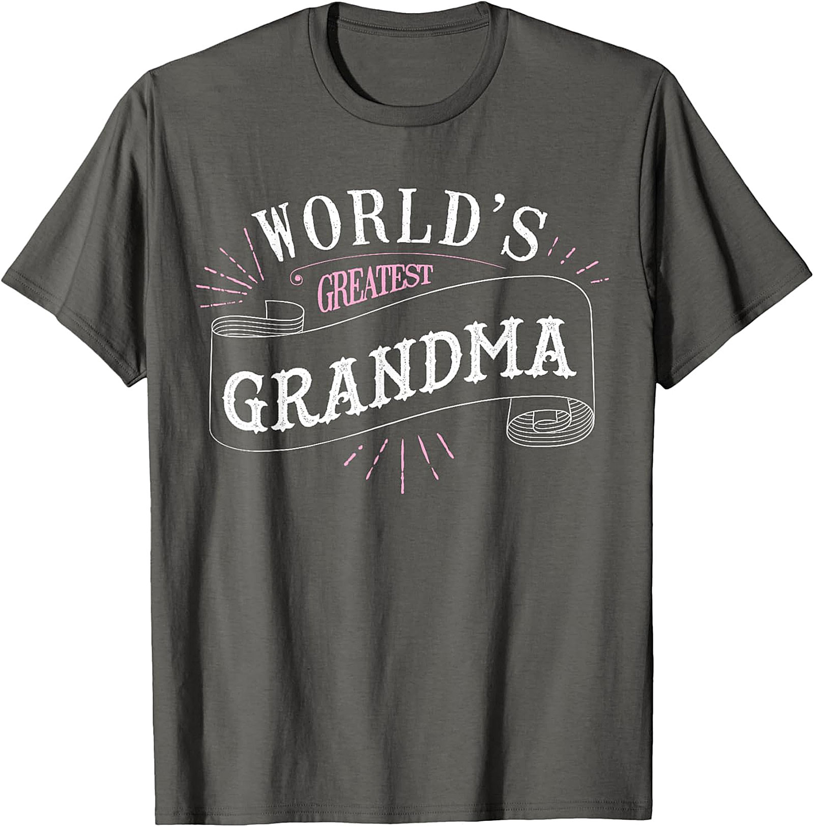World's Greatest Grandma T-Shirt - Cute Ribbon Graphic Tee