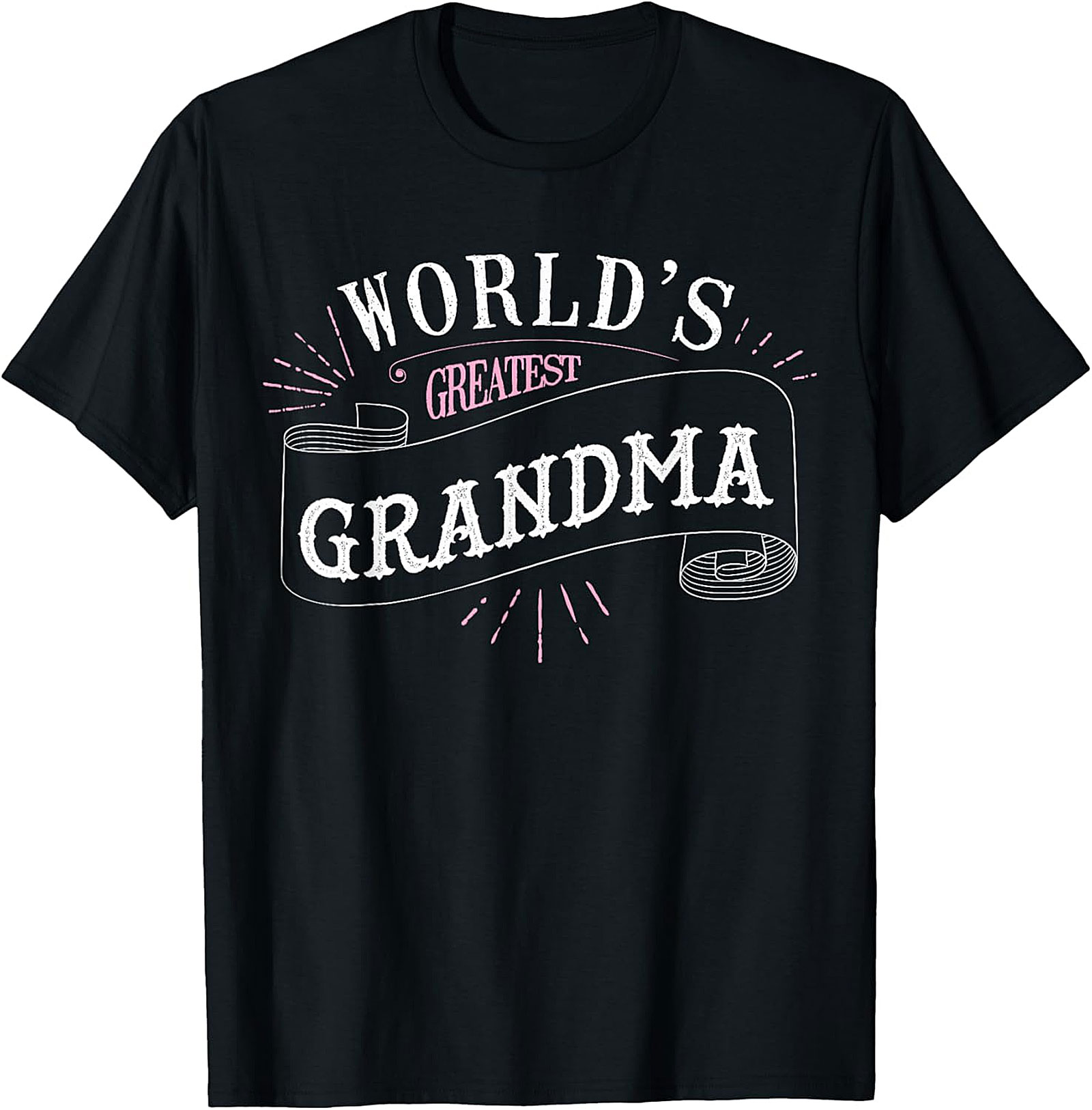 World's Greatest Grandma T-Shirt - Cute Ribbon Graphic Tee