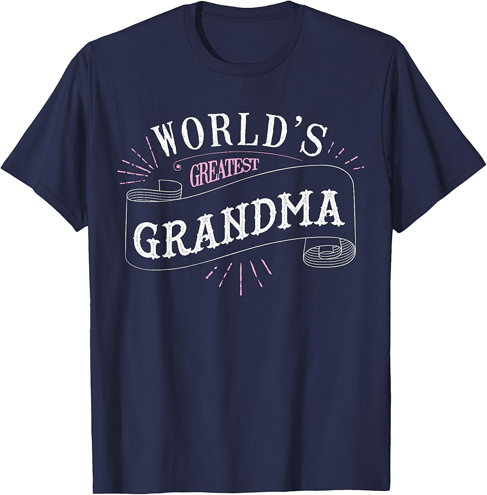 World's Greatest Grandma T-Shirt - Cute Ribbon Graphic Tee
