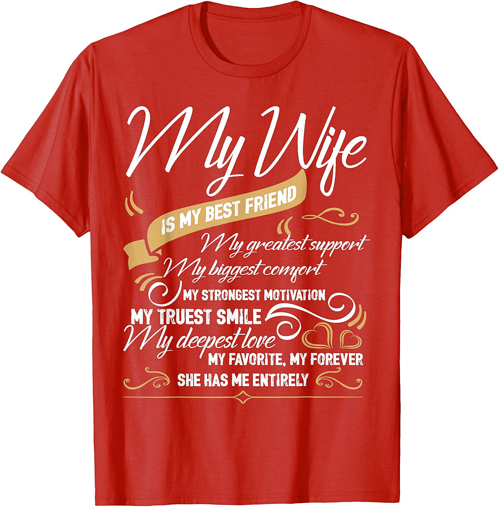 My Wife Is My Best Friend T-shirt | Romantic Husband Gift