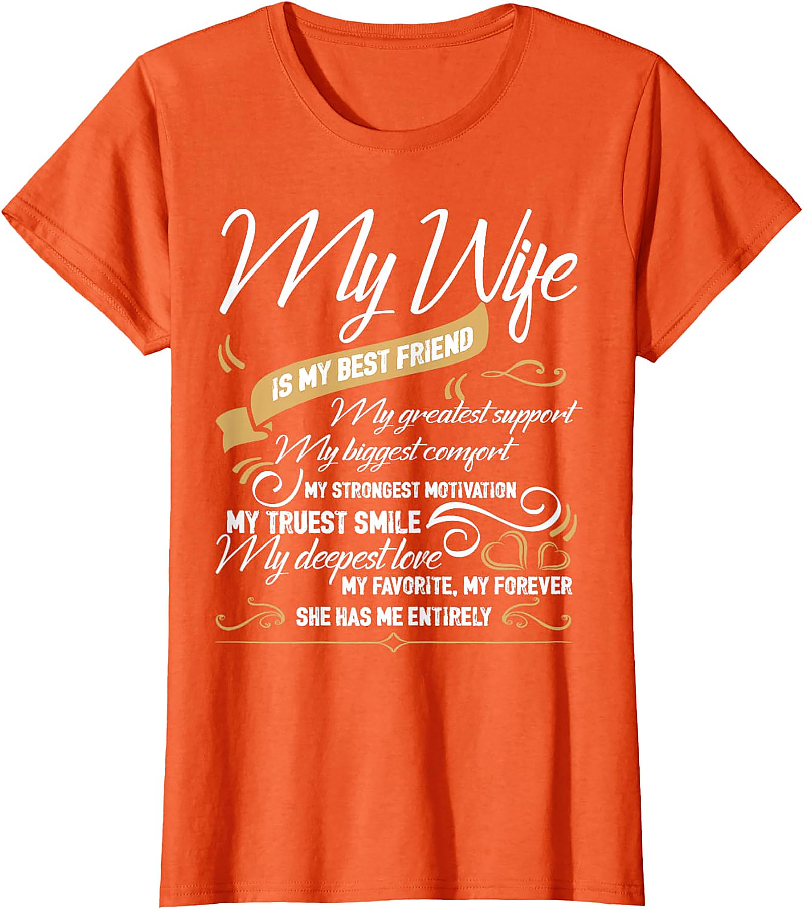 My Wife Is My Best Friend T-shirt | Romantic Husband Gift