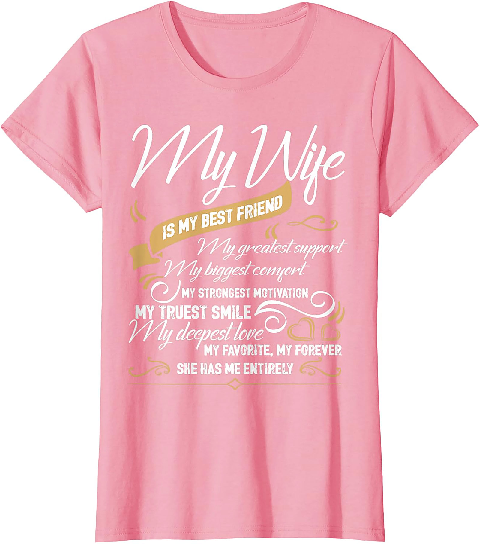My Wife Is My Best Friend T-shirt | Romantic Husband Gift