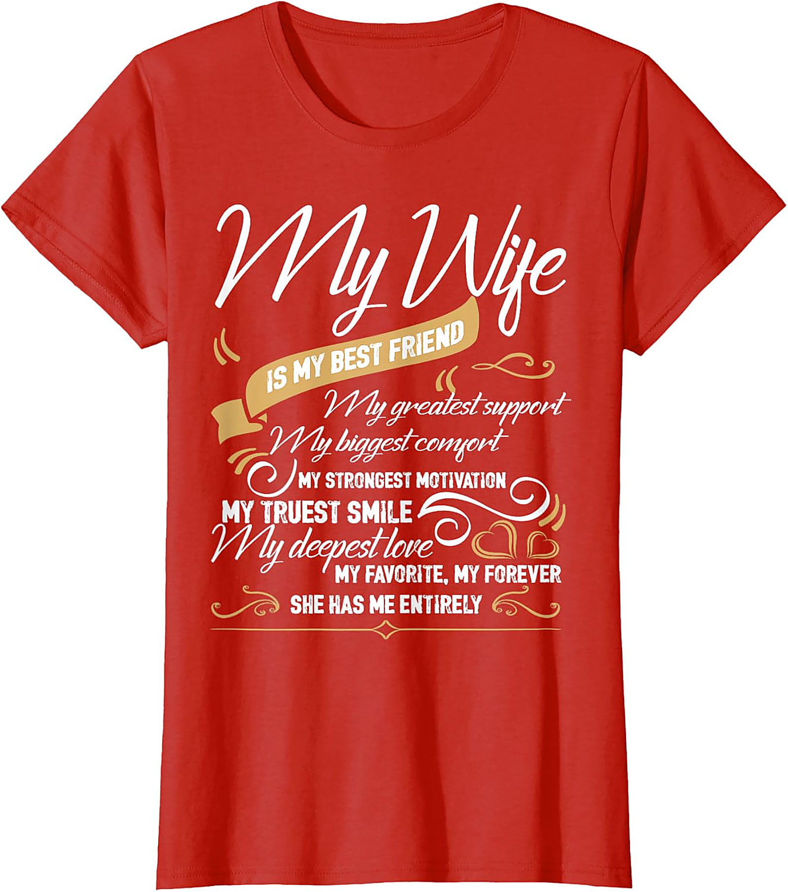 My Wife Is My Best Friend T-shirt | Romantic Husband Gift
