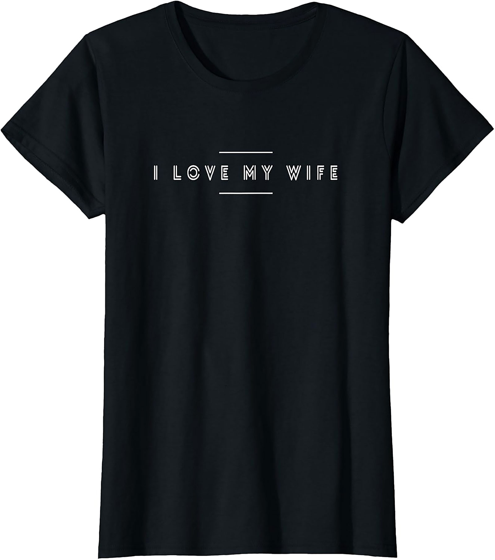 I Love My Wife T-Shirt | Minimalist Husband Graphic Tee