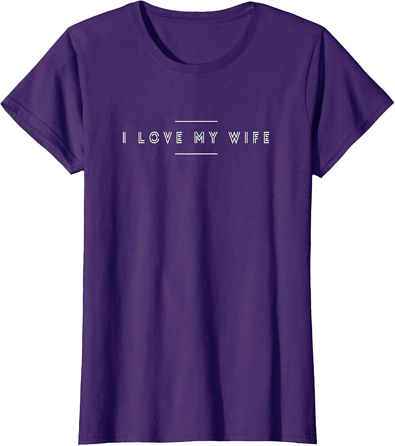 I Love My Wife T-Shirt | Minimalist Husband Graphic Tee