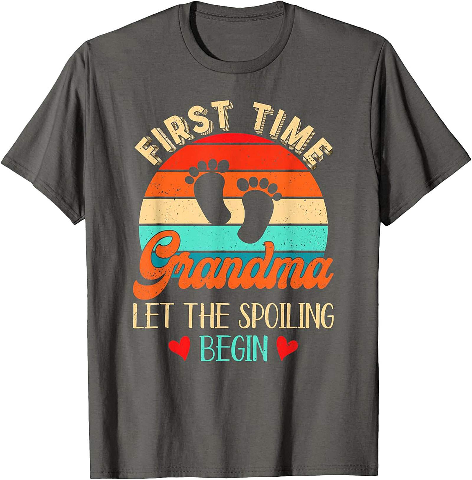 First Time Grandma Let The Spoiling Begin T-shirt - New Grandma Gift
