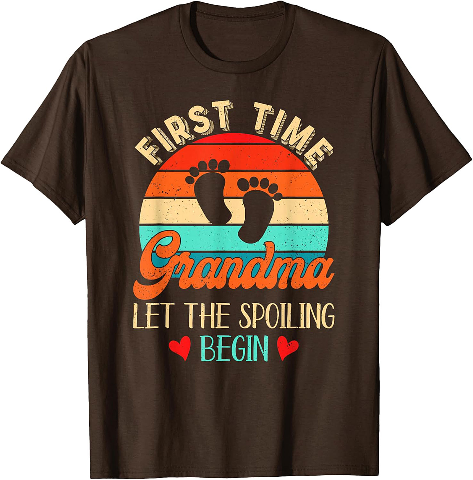 First Time Grandma Let The Spoiling Begin T-shirt - New Grandma Gift
