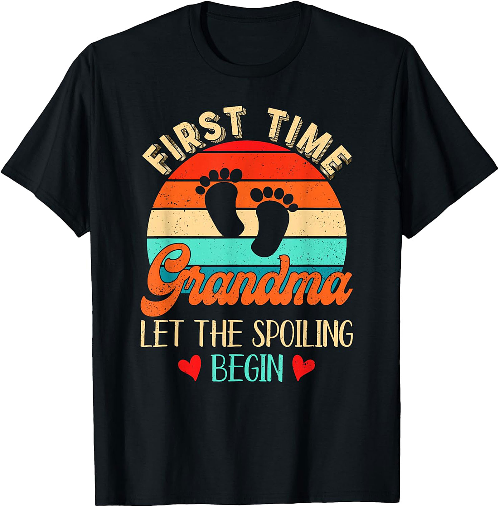 First Time Grandma Let The Spoiling Begin T-shirt - New Grandma Gift
