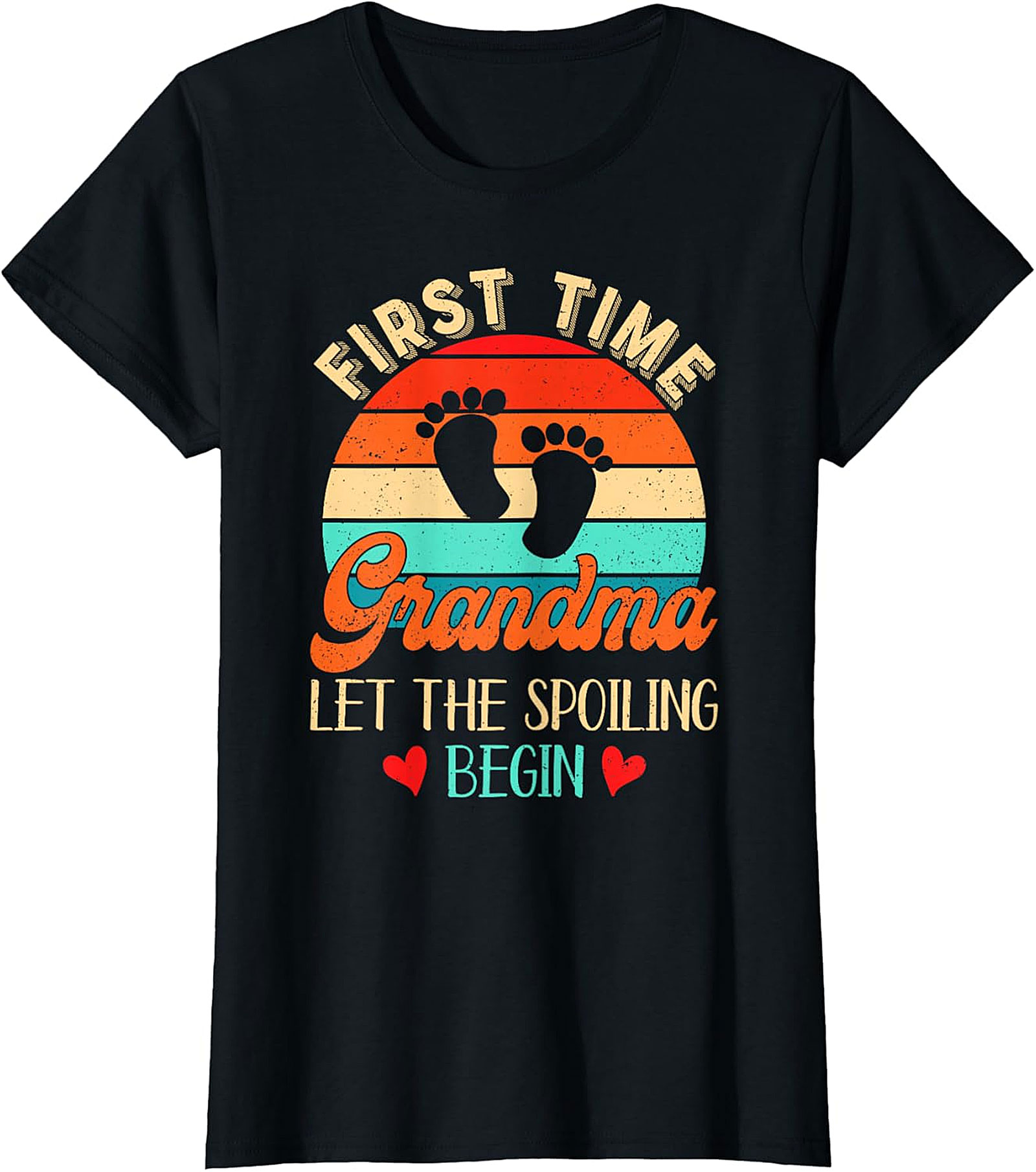 First Time Grandma Let The Spoiling Begin T-shirt - New Grandma Gift
