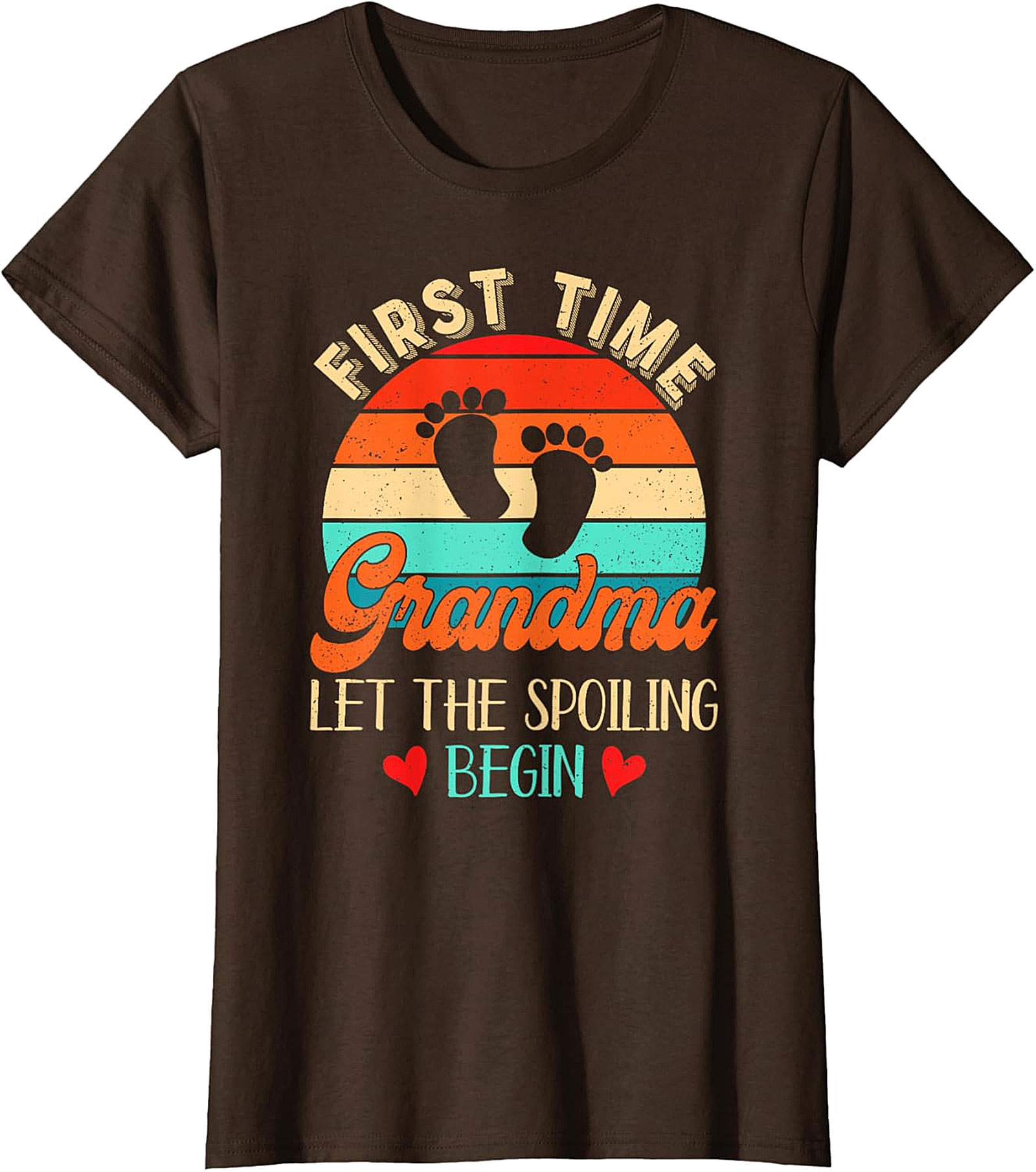 First Time Grandma Let The Spoiling Begin T-shirt - New Grandma Gift