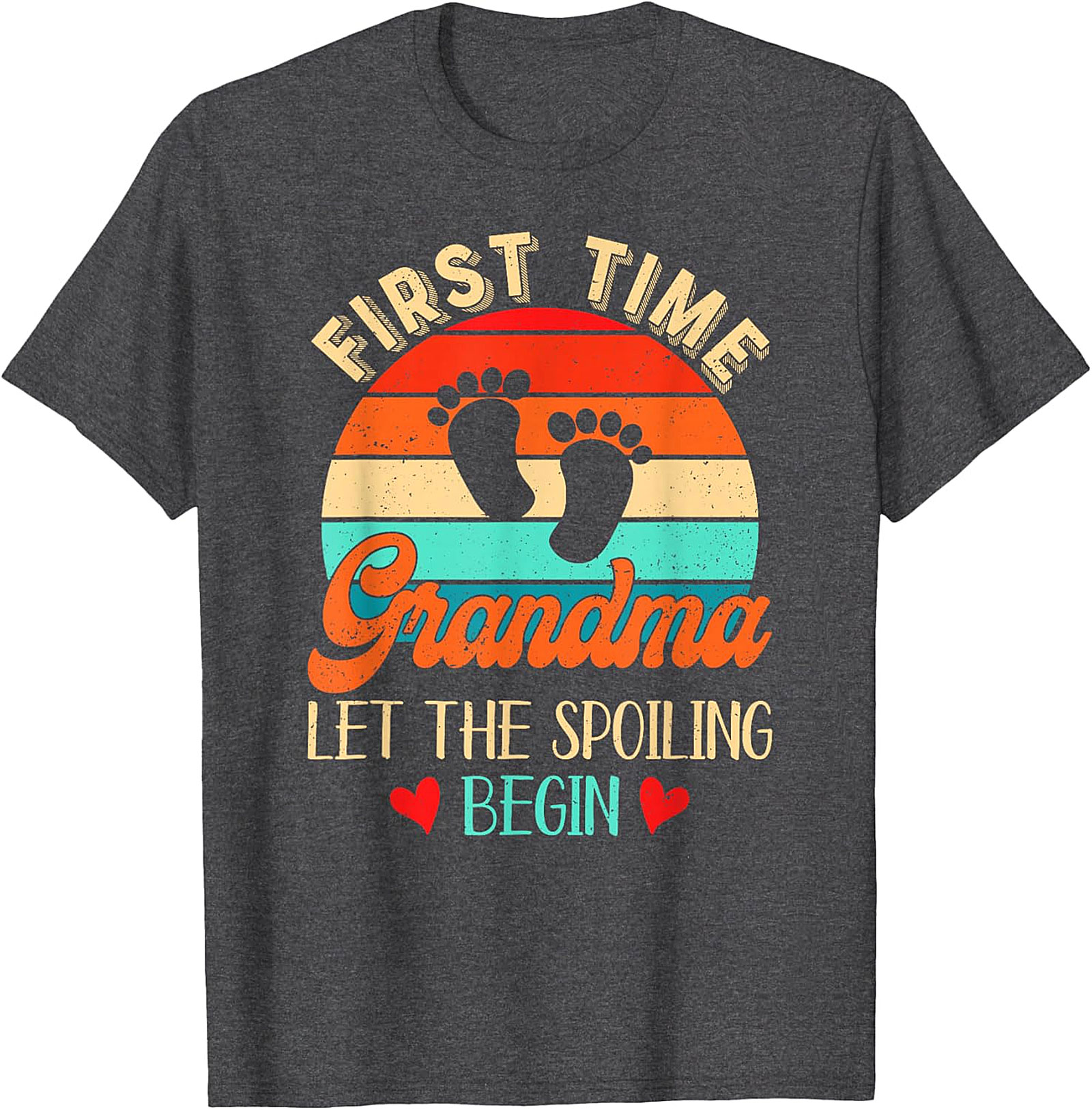 First Time Grandma Let The Spoiling Begin T-shirt - New Grandma Gift