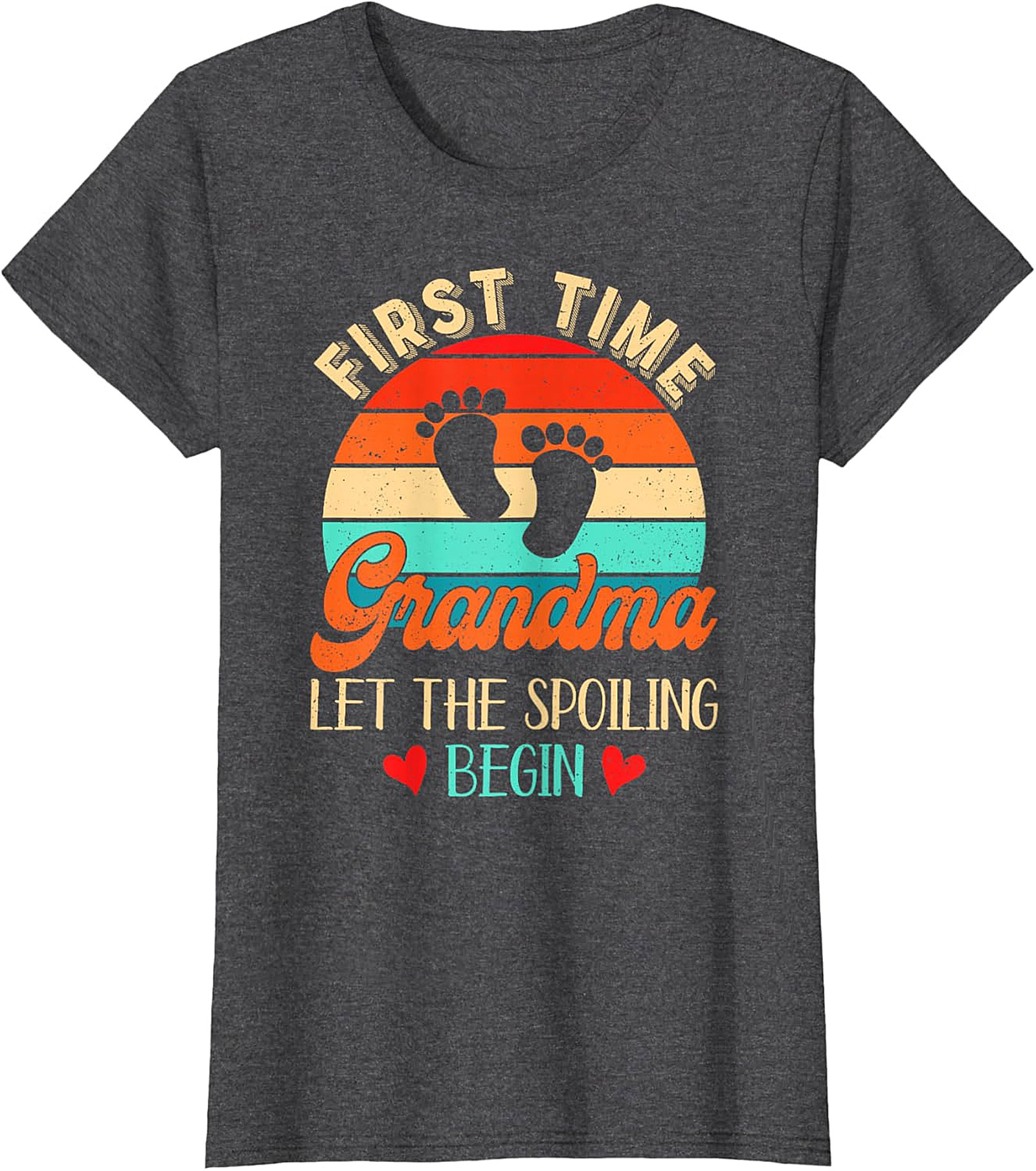 First Time Grandma Let The Spoiling Begin T-shirt - New Grandma Gift