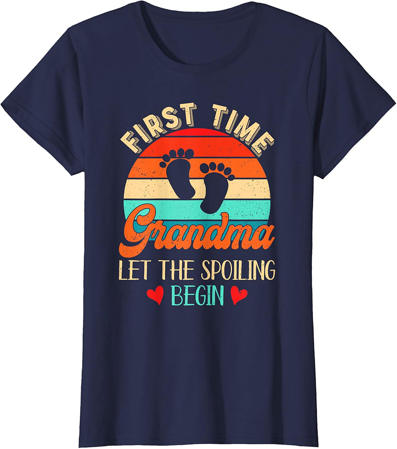 First Time Grandma Let The Spoiling Begin T-shirt - New Grandma Gift