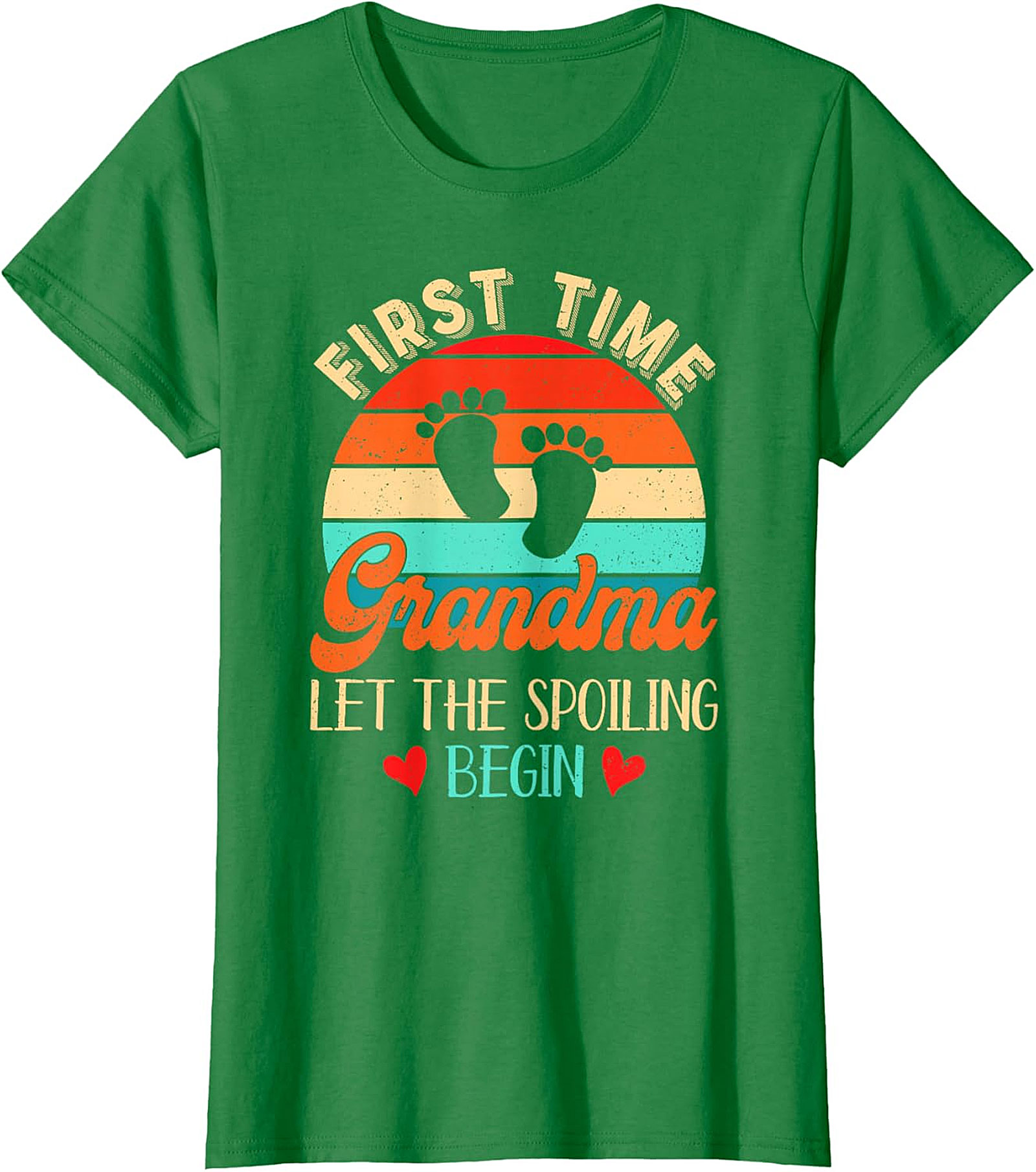First Time Grandma Let The Spoiling Begin T-shirt - New Grandma Gift