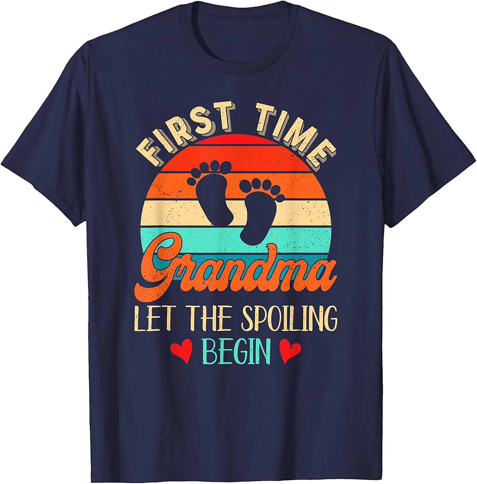 First Time Grandma Let The Spoiling Begin T-shirt - New Grandma Gift