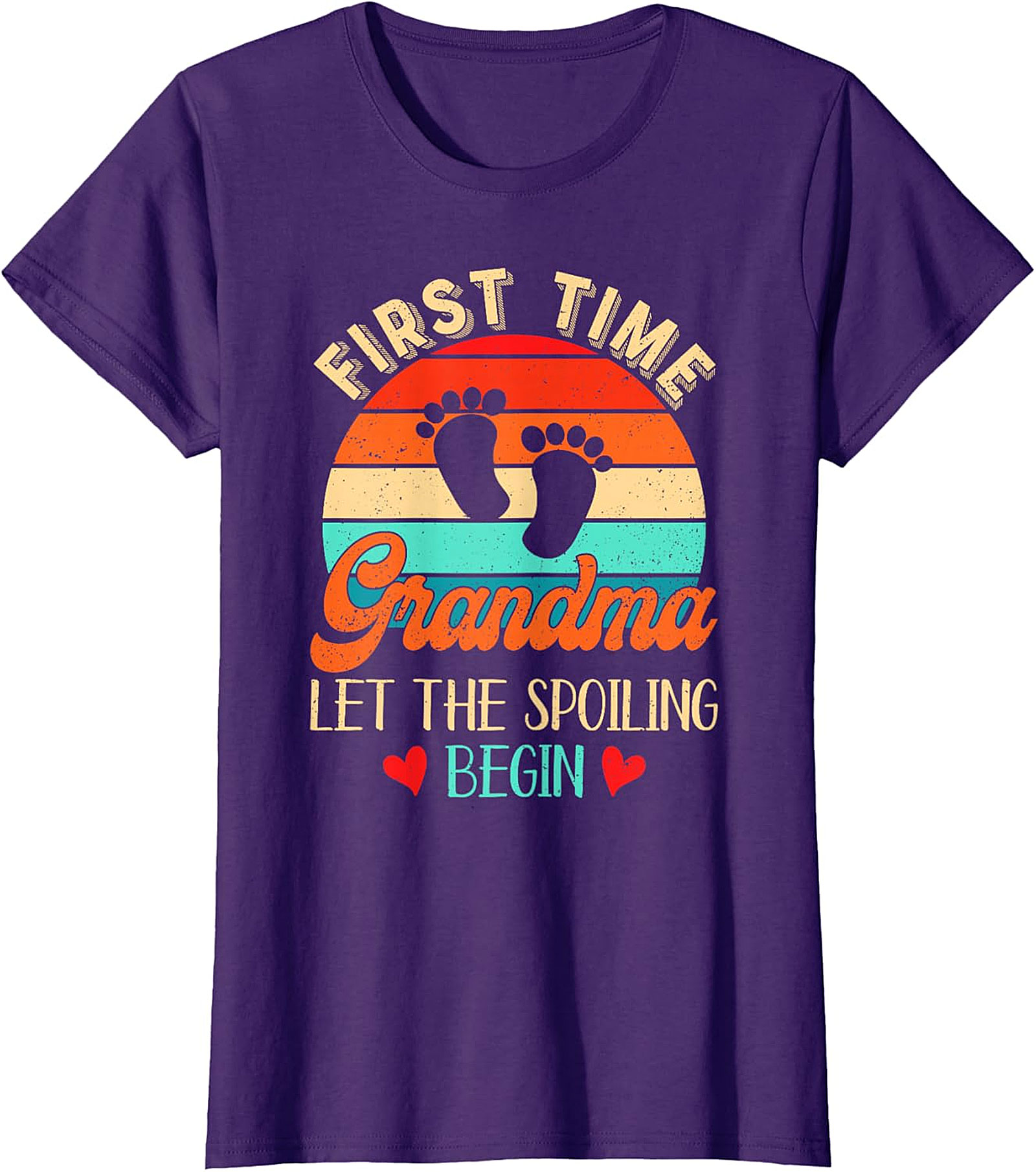 First Time Grandma Let The Spoiling Begin T-shirt - New Grandma Gift