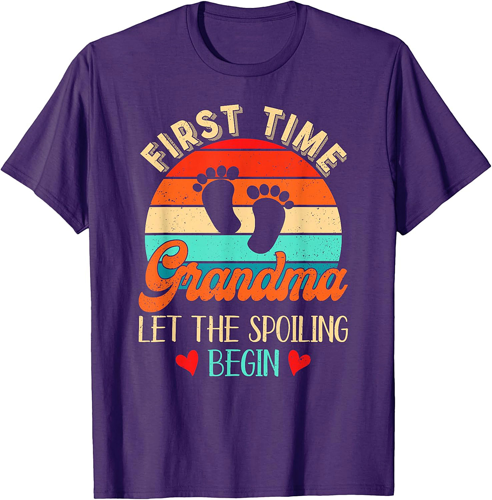 First Time Grandma Let The Spoiling Begin T-shirt - New Grandma Gift