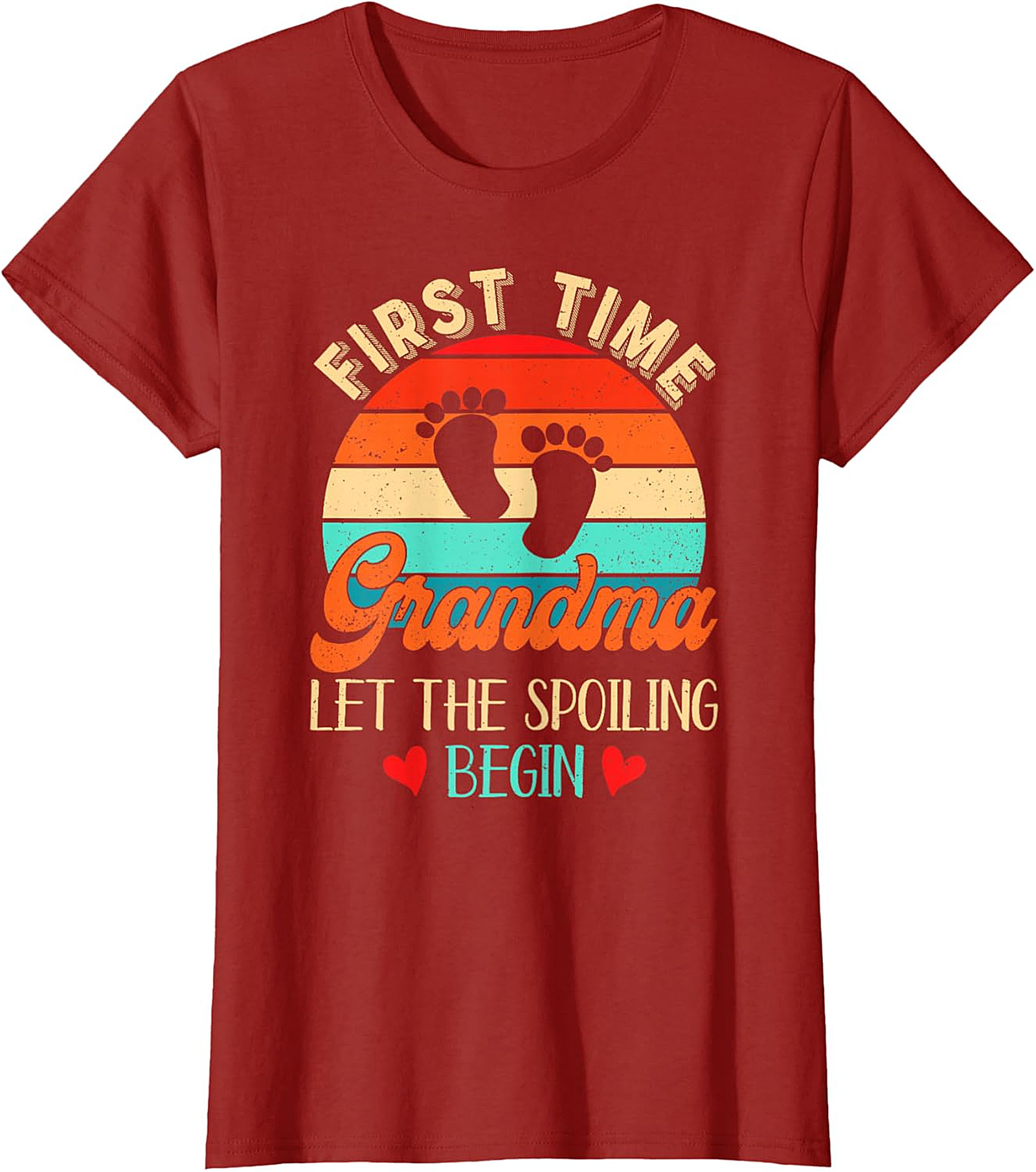 First Time Grandma Let The Spoiling Begin T-shirt - New Grandma Gift