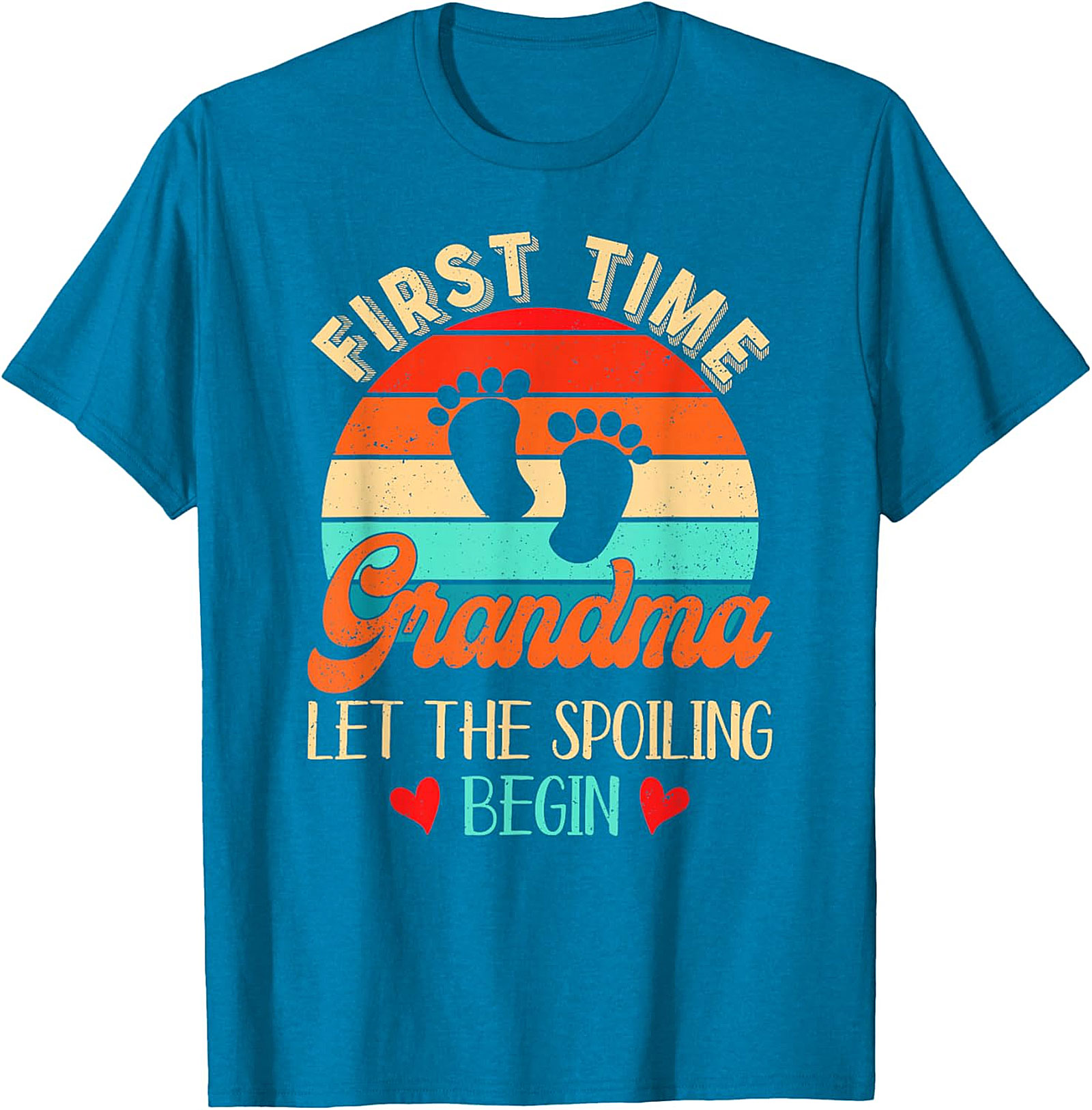 First Time Grandma Let The Spoiling Begin T-shirt - New Grandma Gift