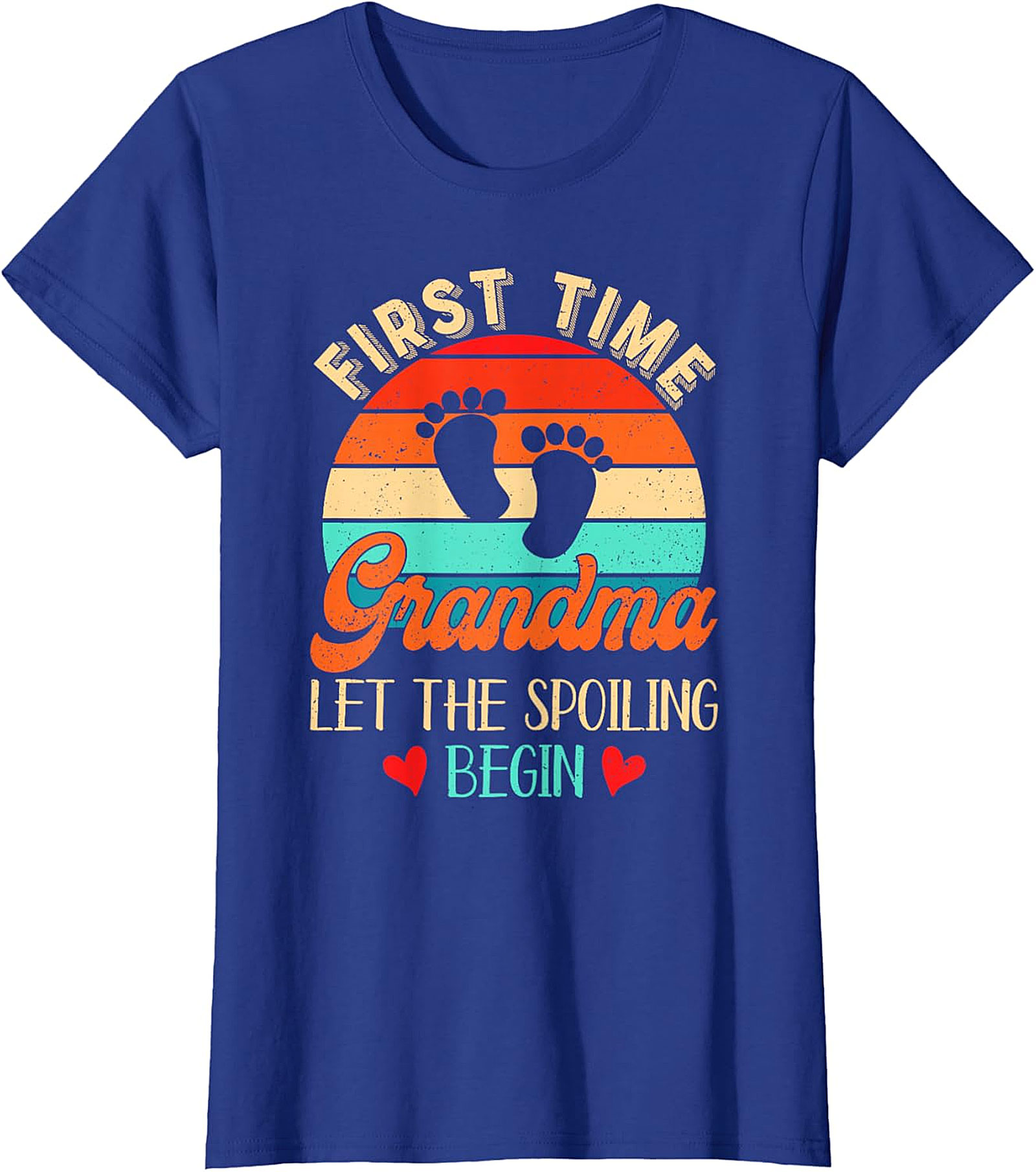 First Time Grandma Let The Spoiling Begin T-shirt - New Grandma Gift