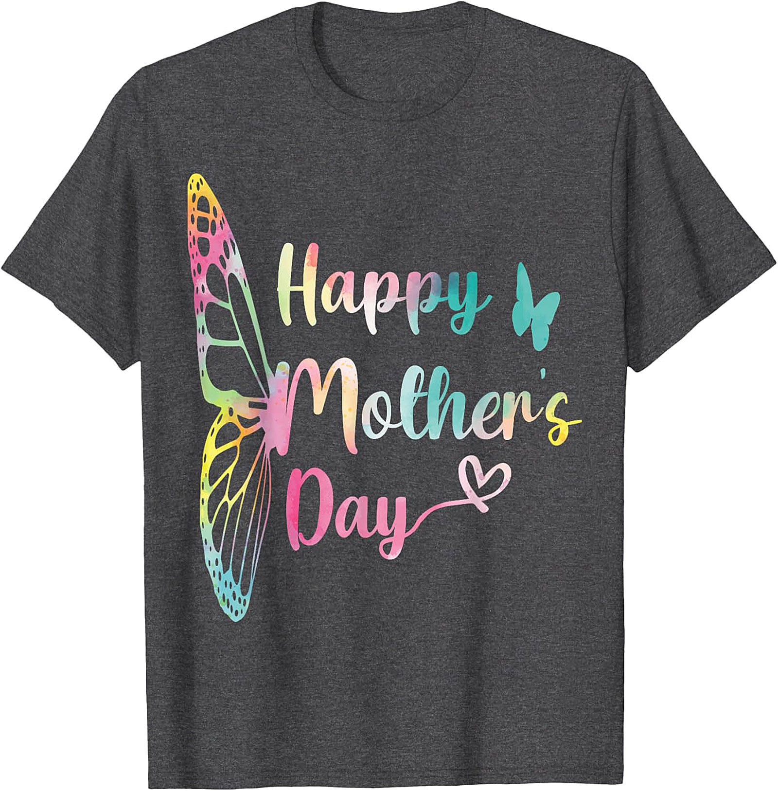Happy Mother's Day Butterfly T-Shirt Soft Cotton Gift Tee
