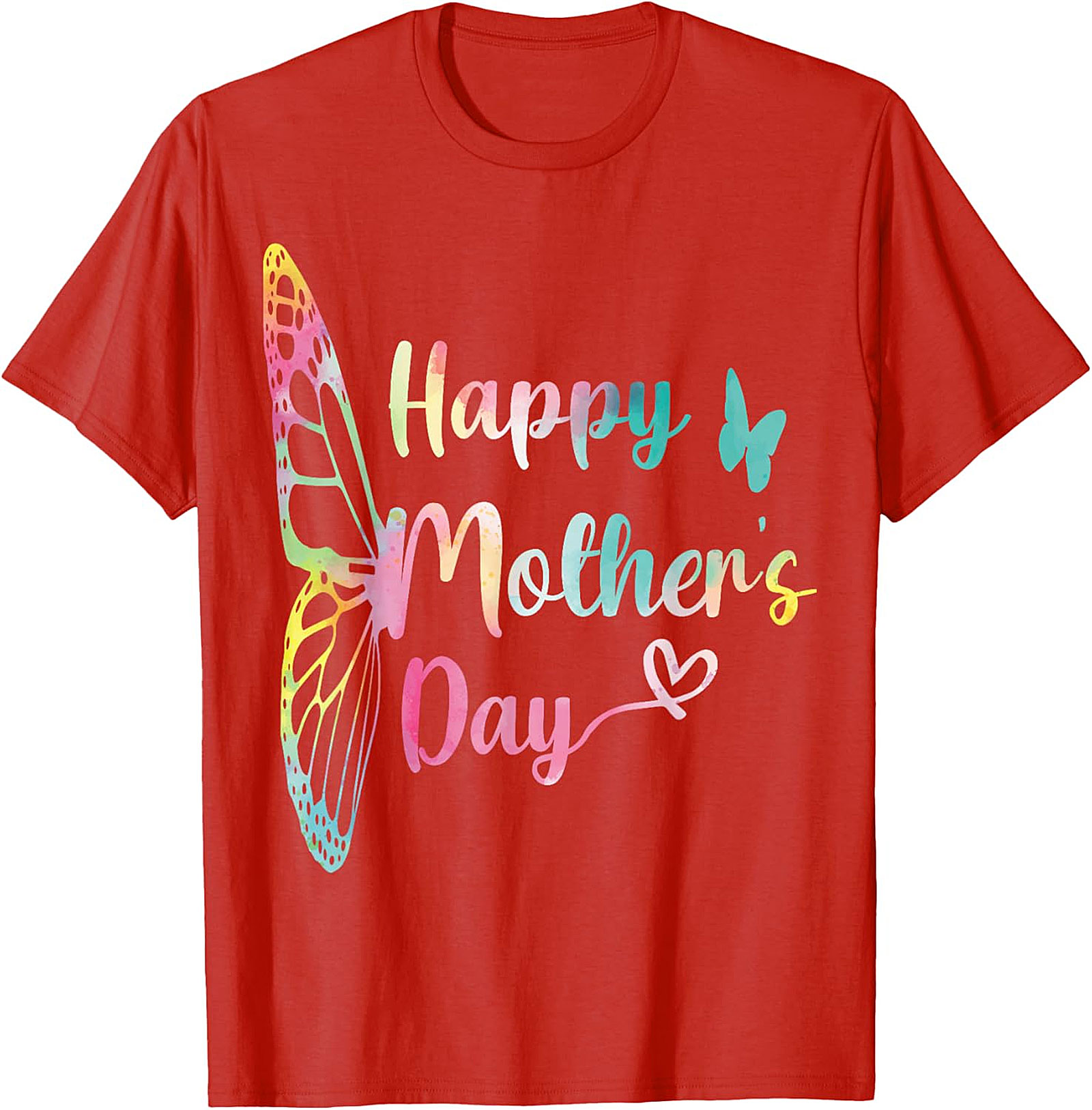 Happy Mother's Day Butterfly T-Shirt Soft Cotton Gift Tee