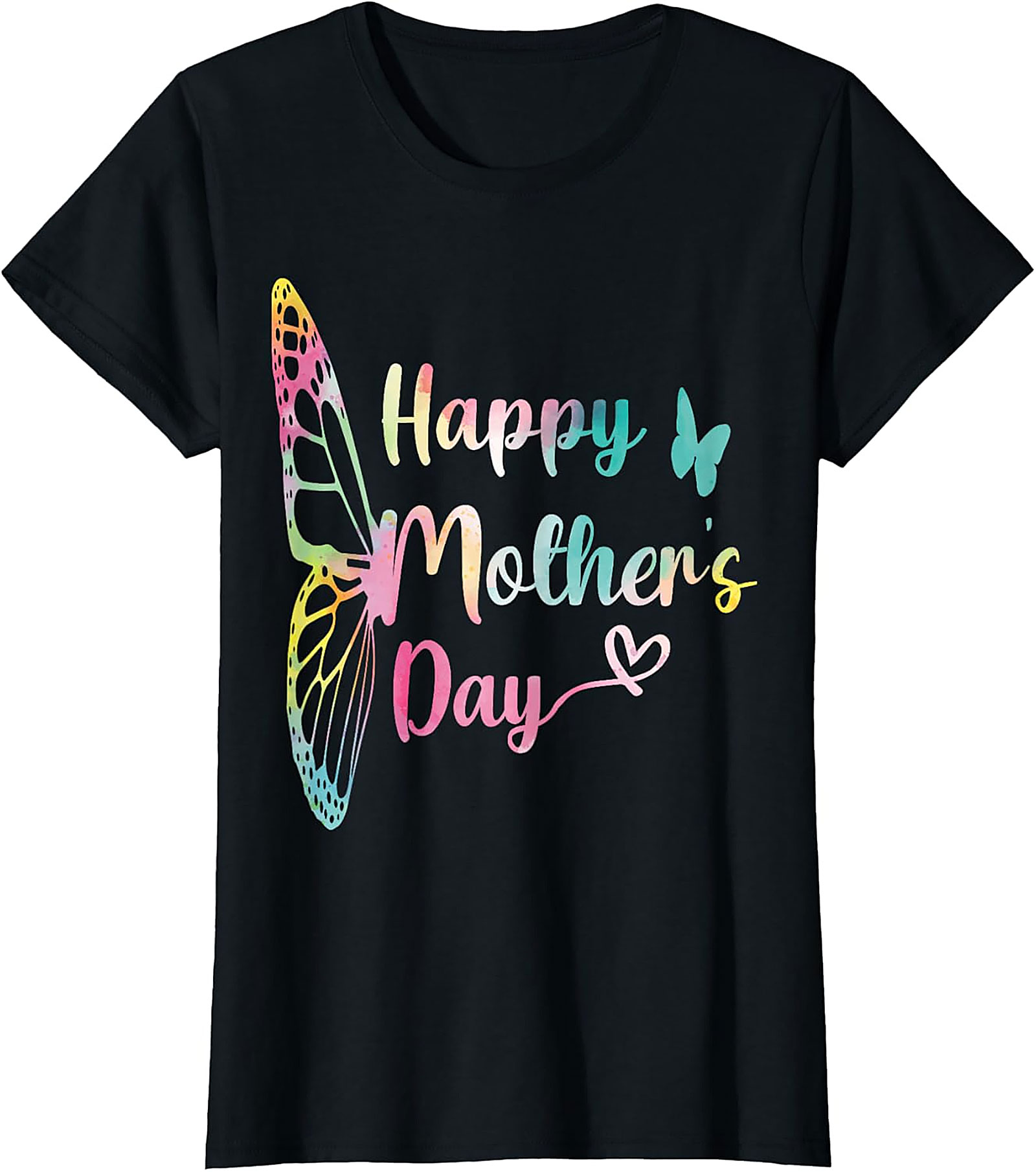 Happy Mother's Day Butterfly T-Shirt Soft Cotton Gift Tee
