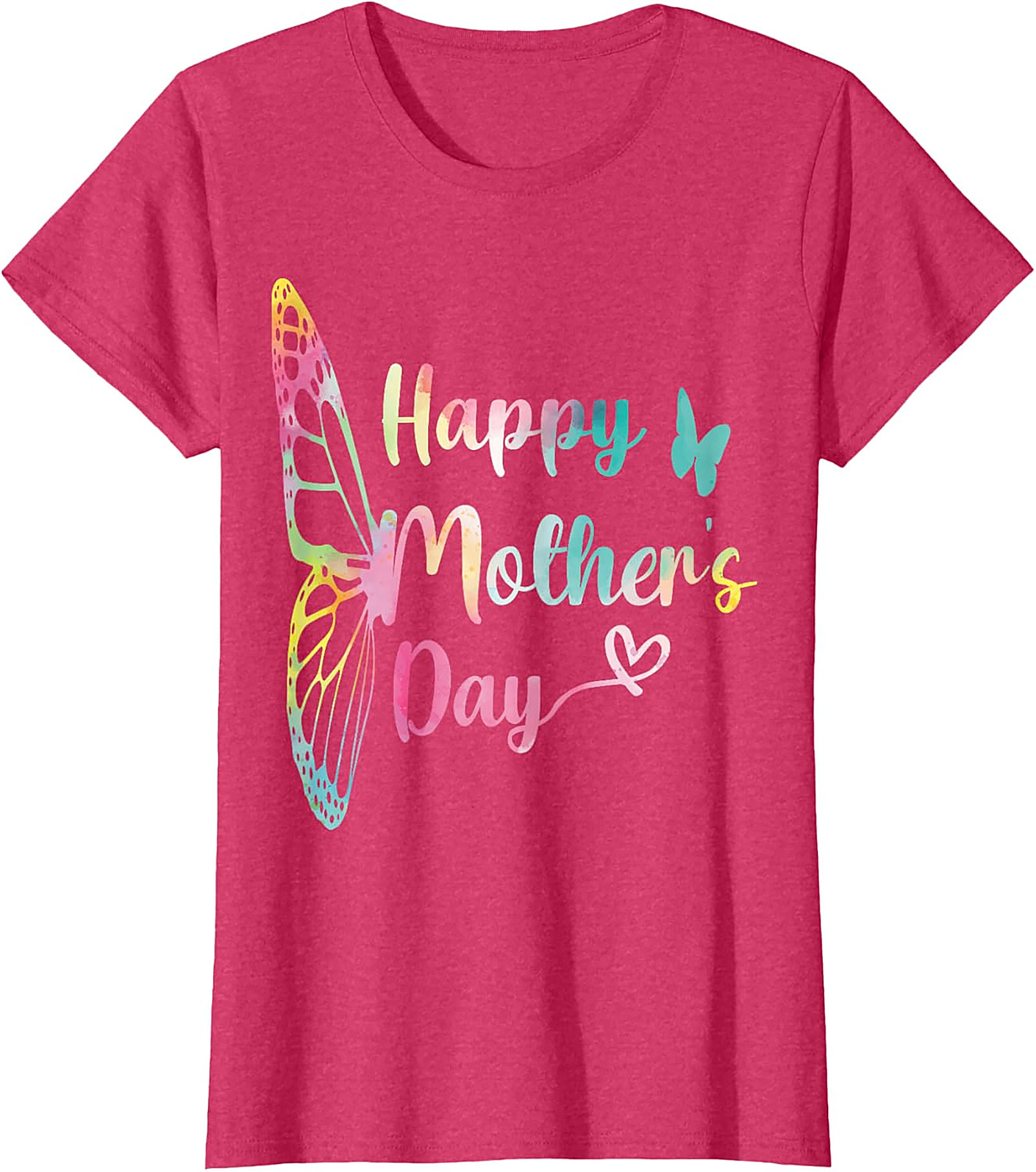 Happy Mother's Day Butterfly T-Shirt Soft Cotton Gift Tee