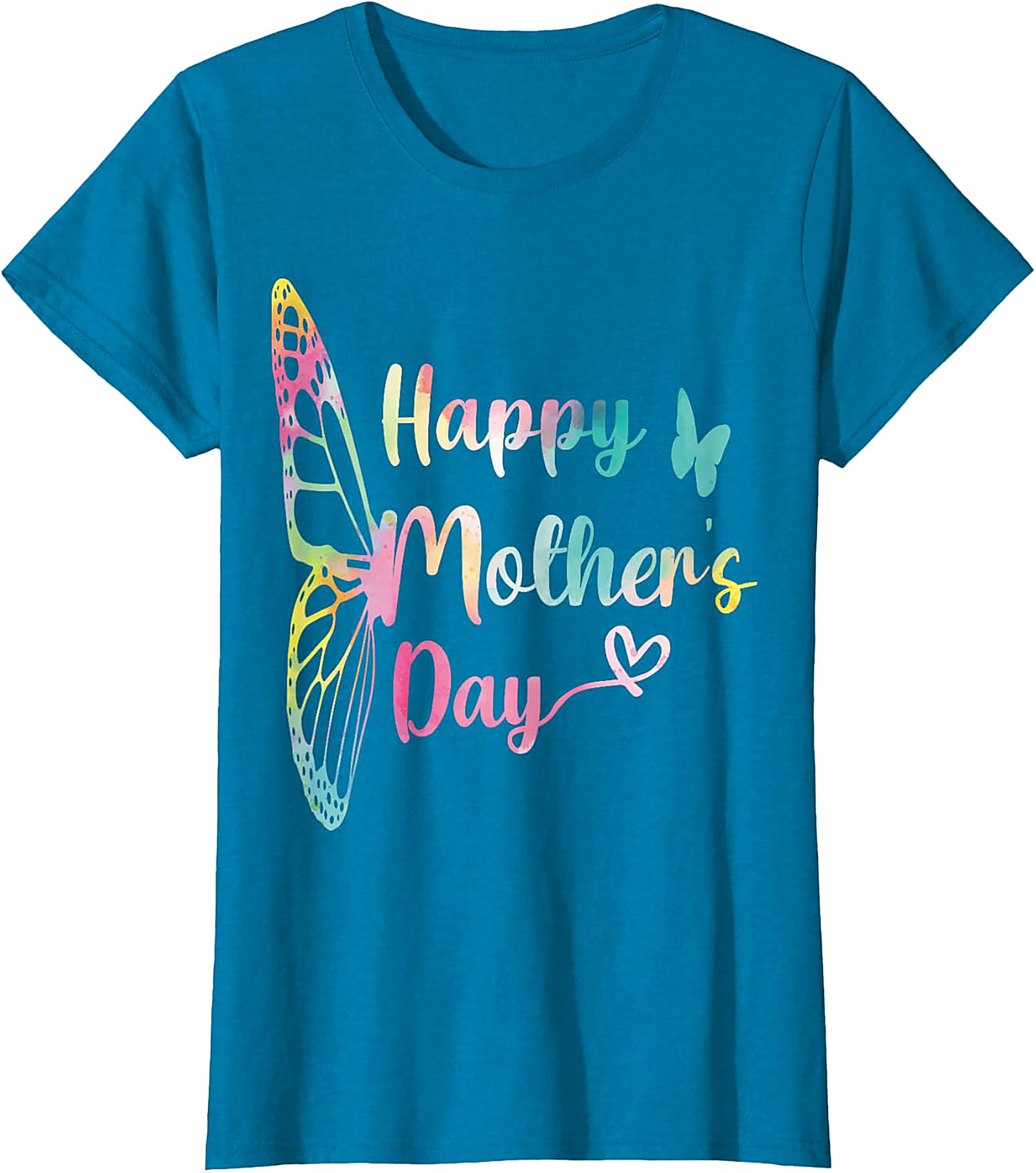 Happy Mother's Day Butterfly T-Shirt Soft Cotton Gift Tee