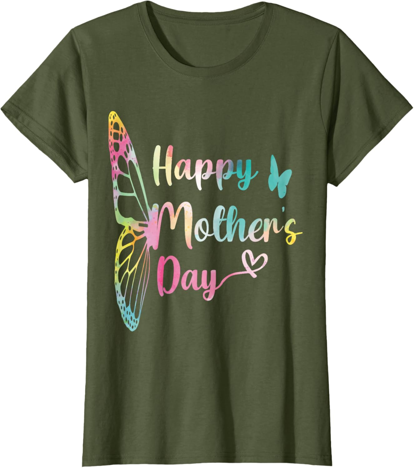 Happy Mother's Day Butterfly T-Shirt Soft Cotton Gift Tee