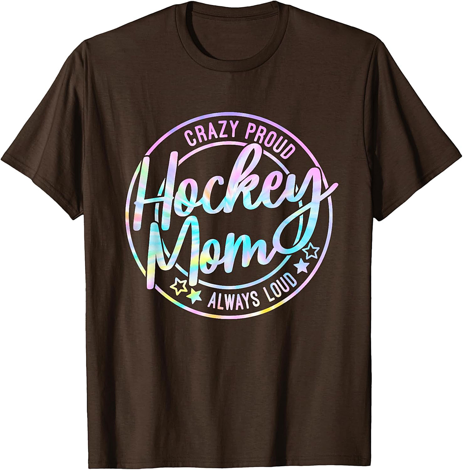 Crazy Proud Hockey Mom T-Shirt Funny Graphic Tee
