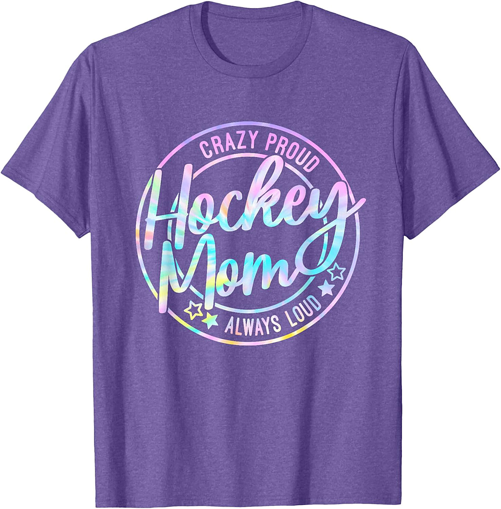 Crazy Proud Hockey Mom T-Shirt Funny Graphic Tee