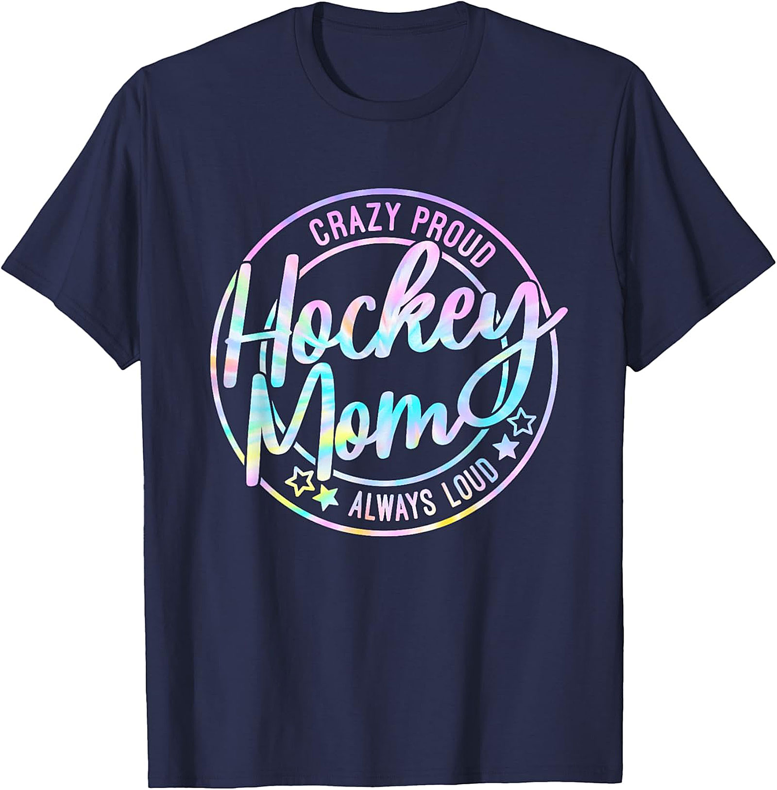 Crazy Proud Hockey Mom T-Shirt Funny Graphic Tee
