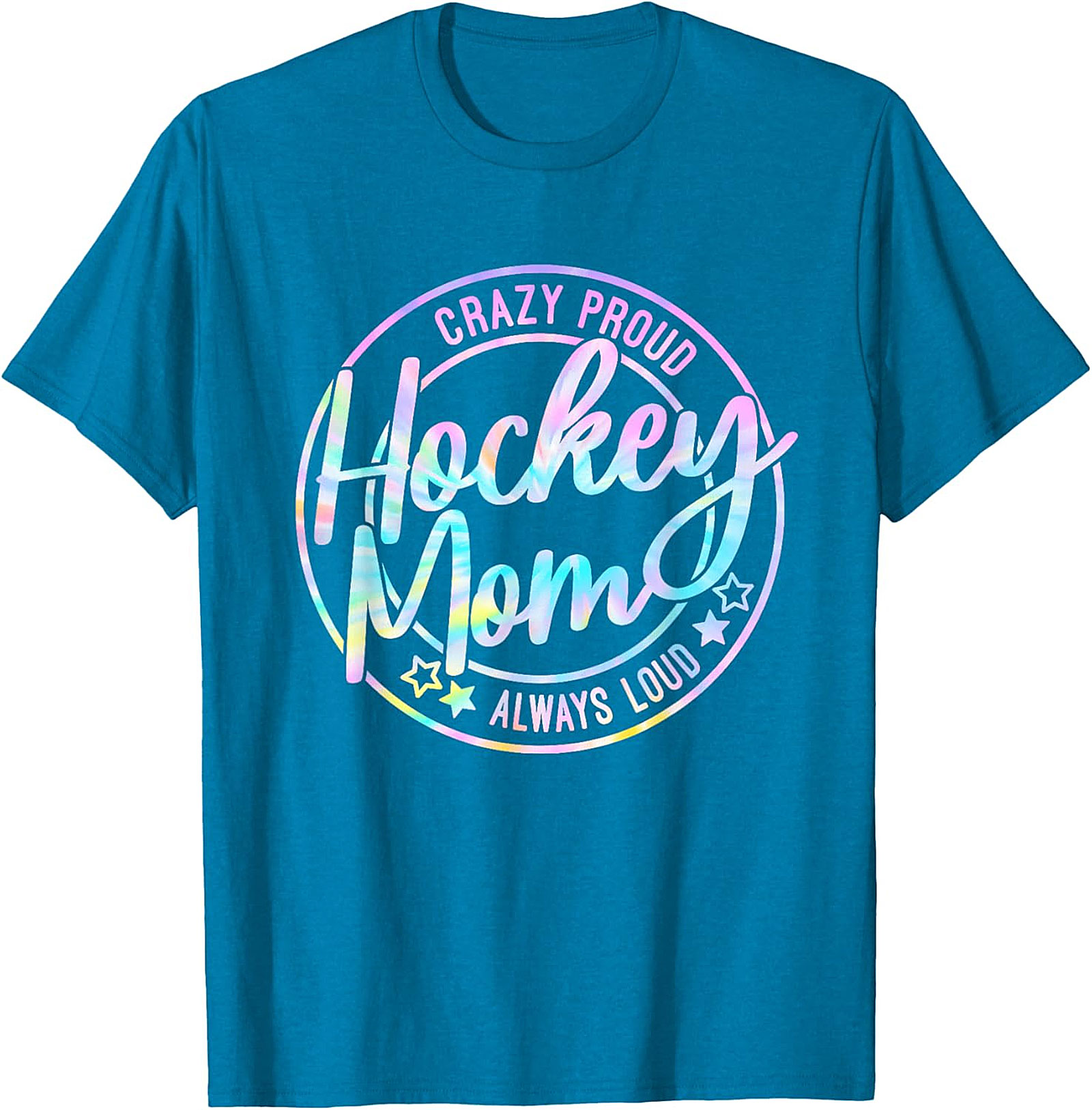 Crazy Proud Hockey Mom T-Shirt Funny Graphic Tee
