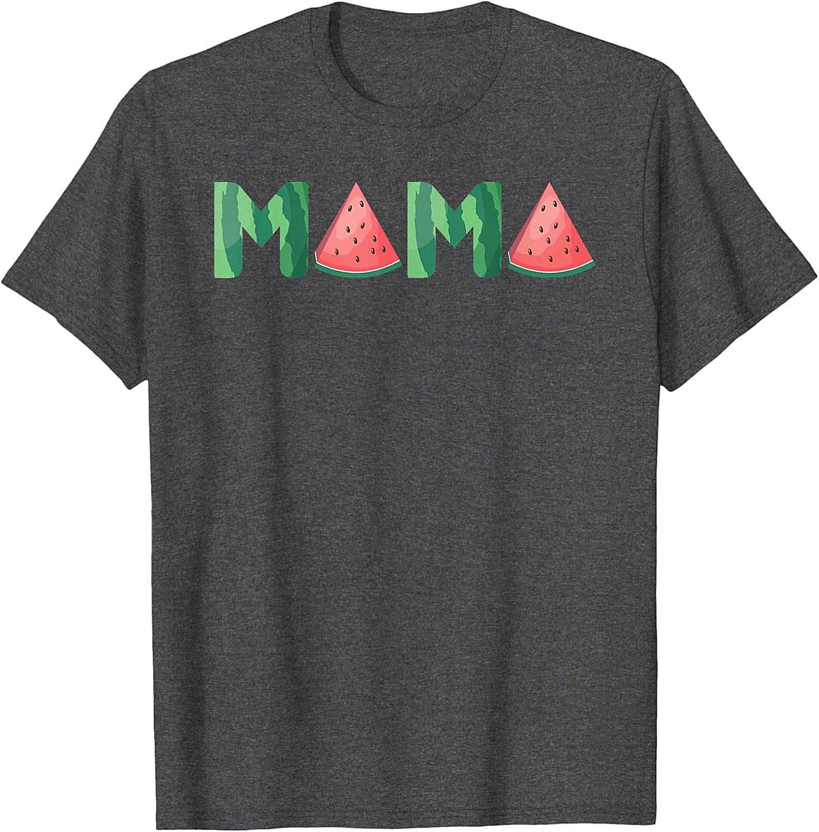 Watermelon Mama T-Shirt Sweet Summer Graphic Tee for Moms